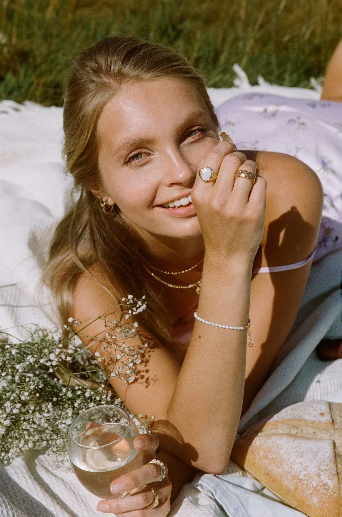 BRUNA The Label Ring Puglia Pearl Ring