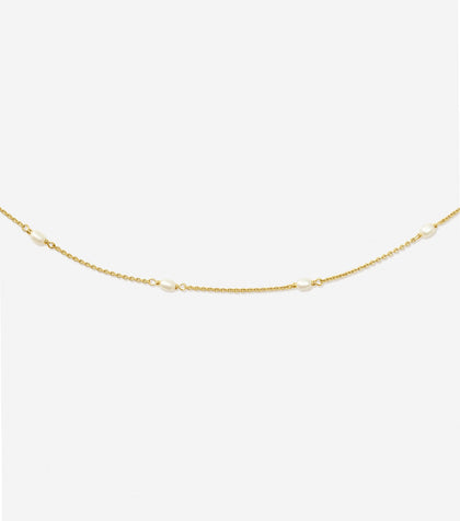 Bruna The Label Necklace 18k Gold Vermeil / Perlen Ravello Necklace
