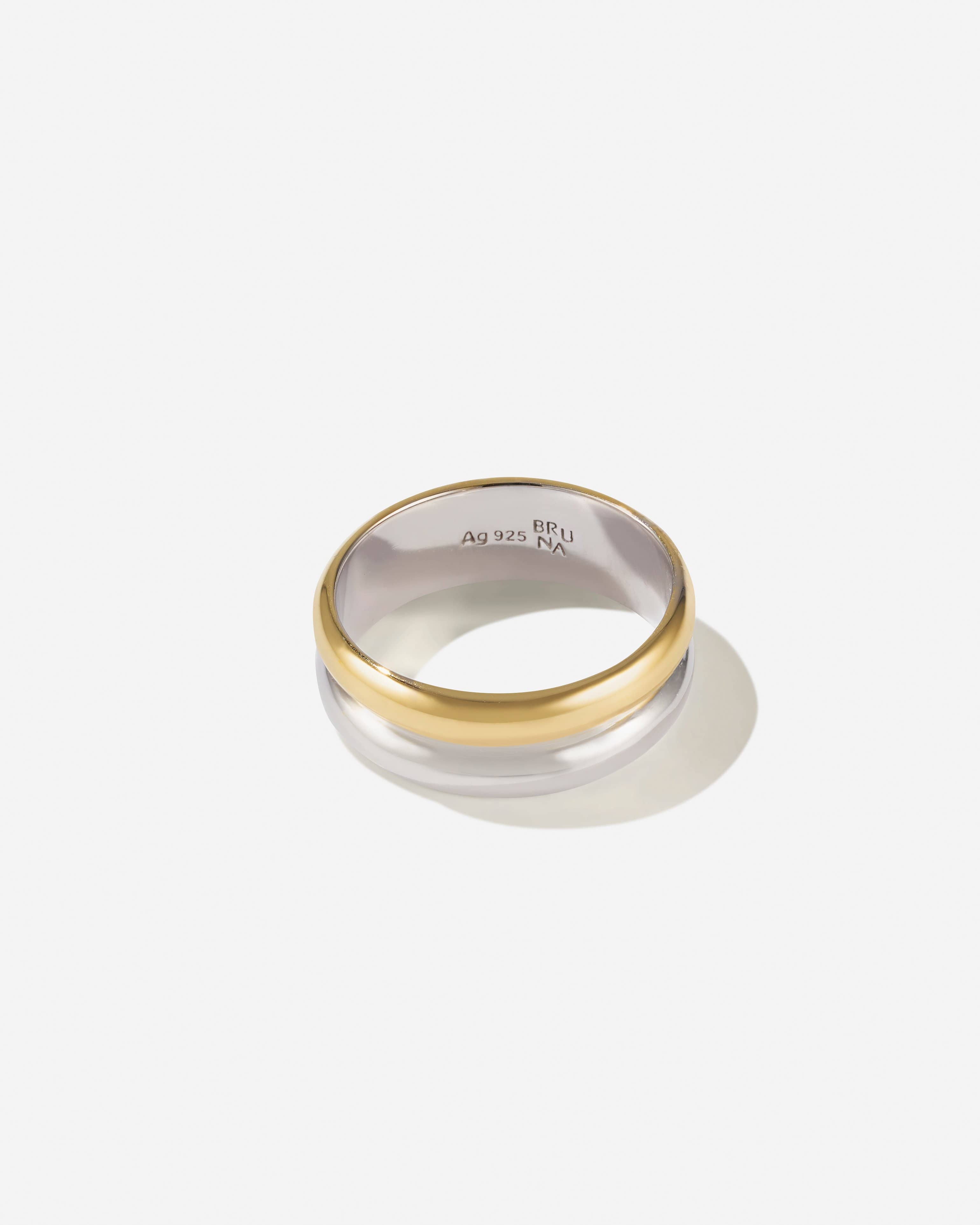 BRUNA The Label Ring Bicolor / 50 / No Gems Rhodes Ring