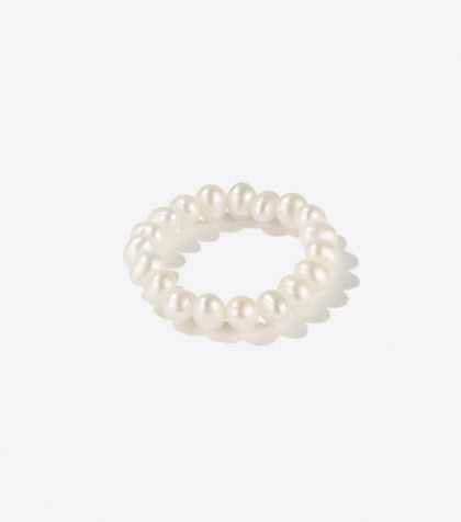 BRUNA The Label Ring 18k Gold Vermeil / 49-51 / Perlen Riva Ring