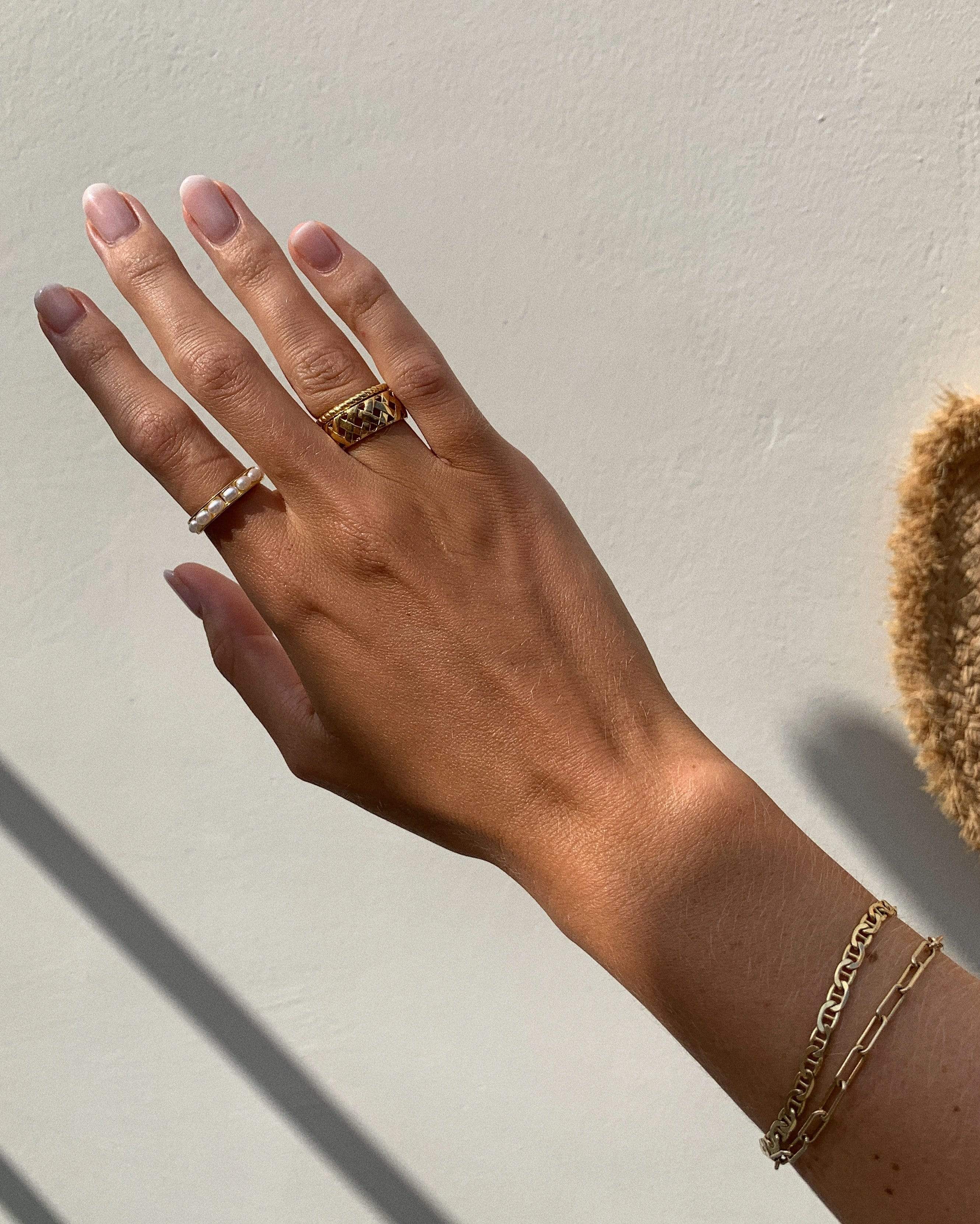 BRUNA The Label Ring Rosemary Ring