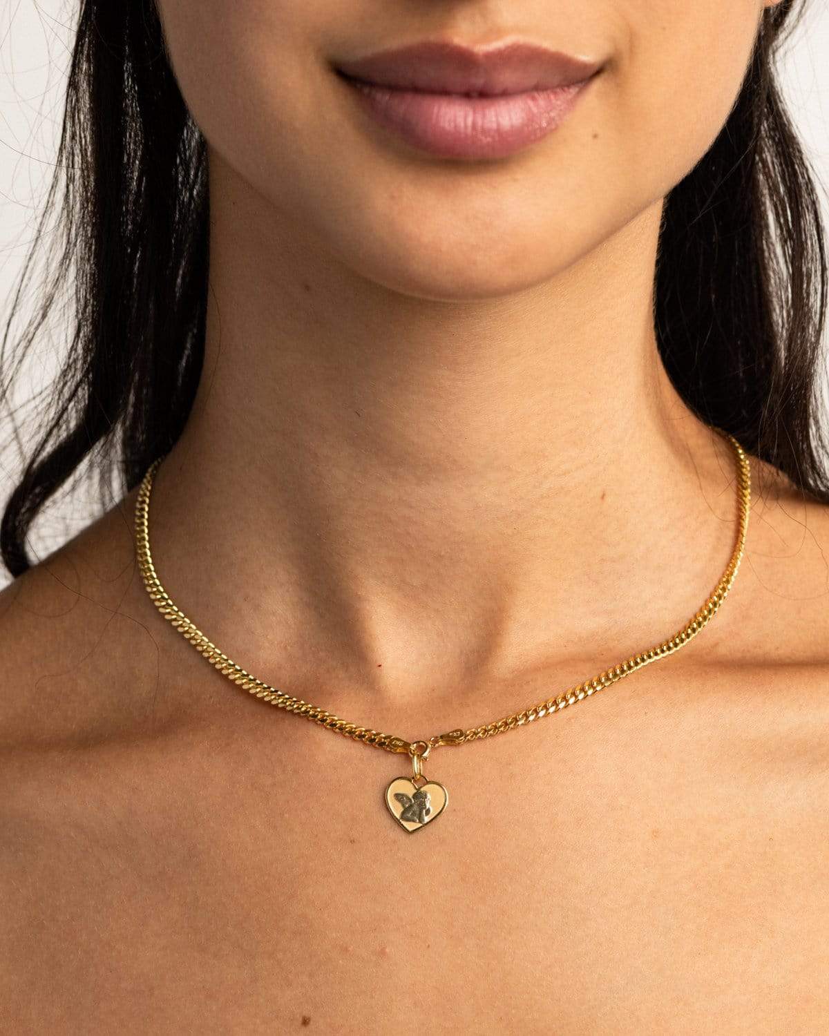 BRUNA The Label Charm 14k Massivgold / No Gems Saint-Rose 14k Gold Charm