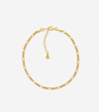 BRUNA The Label Anklet 18k Gold Vermeil / No Gems Salerno Anklet