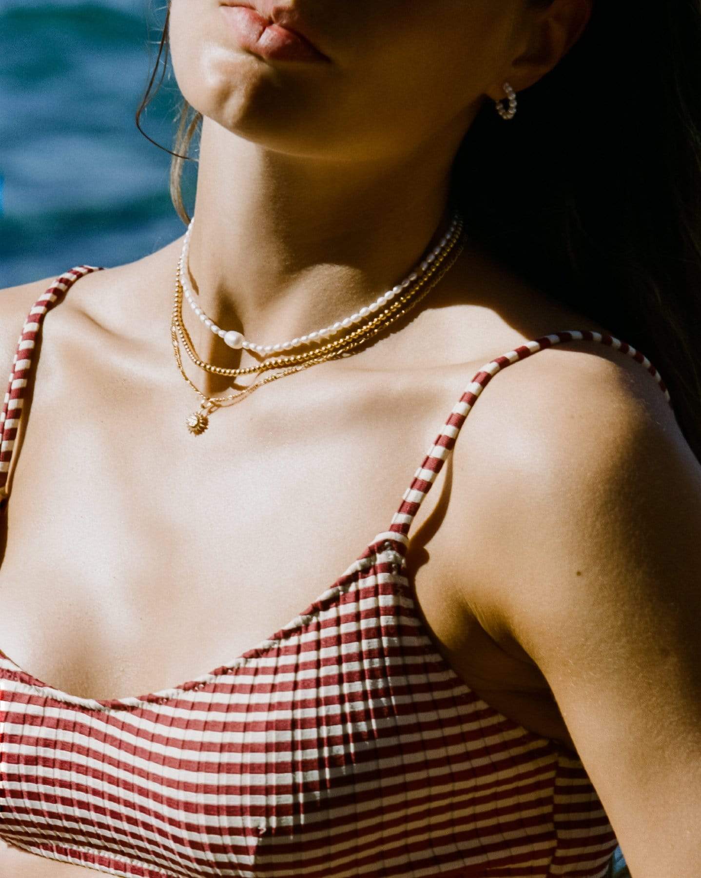 BRUNA The Label Necklace 18k Gold Vermeil / No Gems Samos Necklace