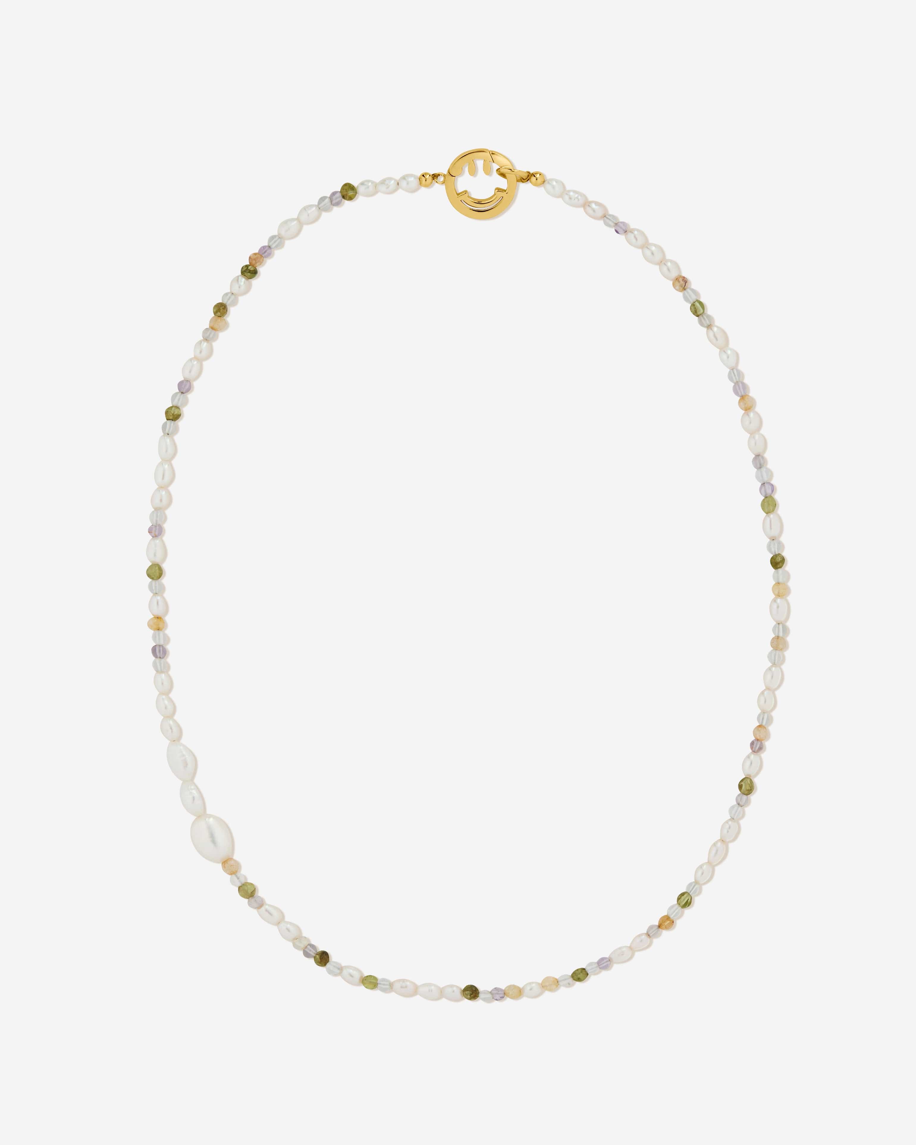 BRUNA The Label Necklace 18k Gold Vermeil / Perlen Sicily Necklace