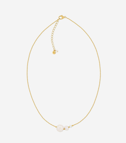 BRUNA The Label Necklace 18k Gold Vermeil / Perlen Sorrento Necklace