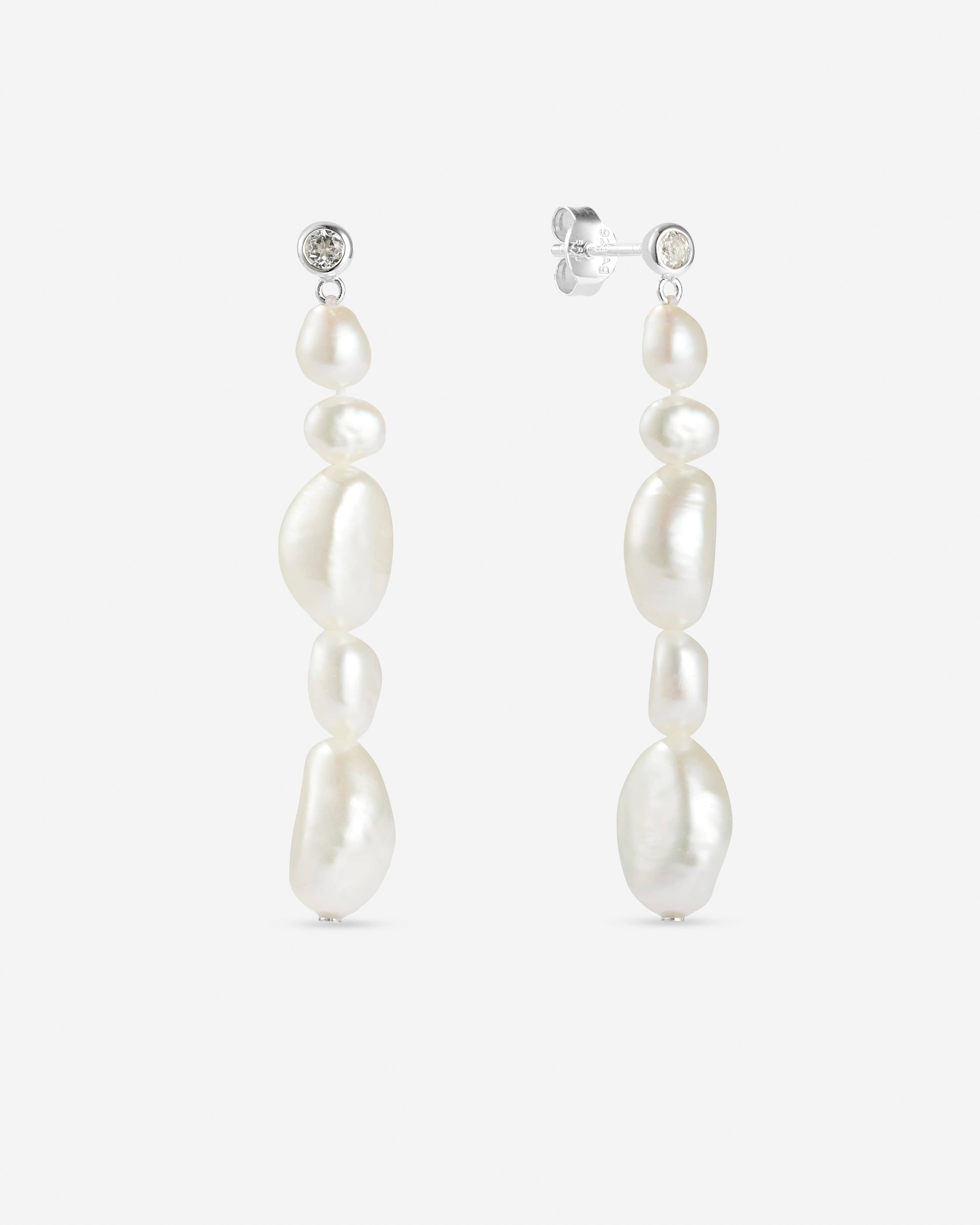 BRUNA The Label Earrings 925 Sterling Silber / Perlen St. Ives Earrings