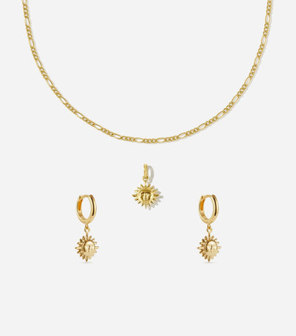 BRUNA The Label Sets 18k Gold Vermeil Sun Set