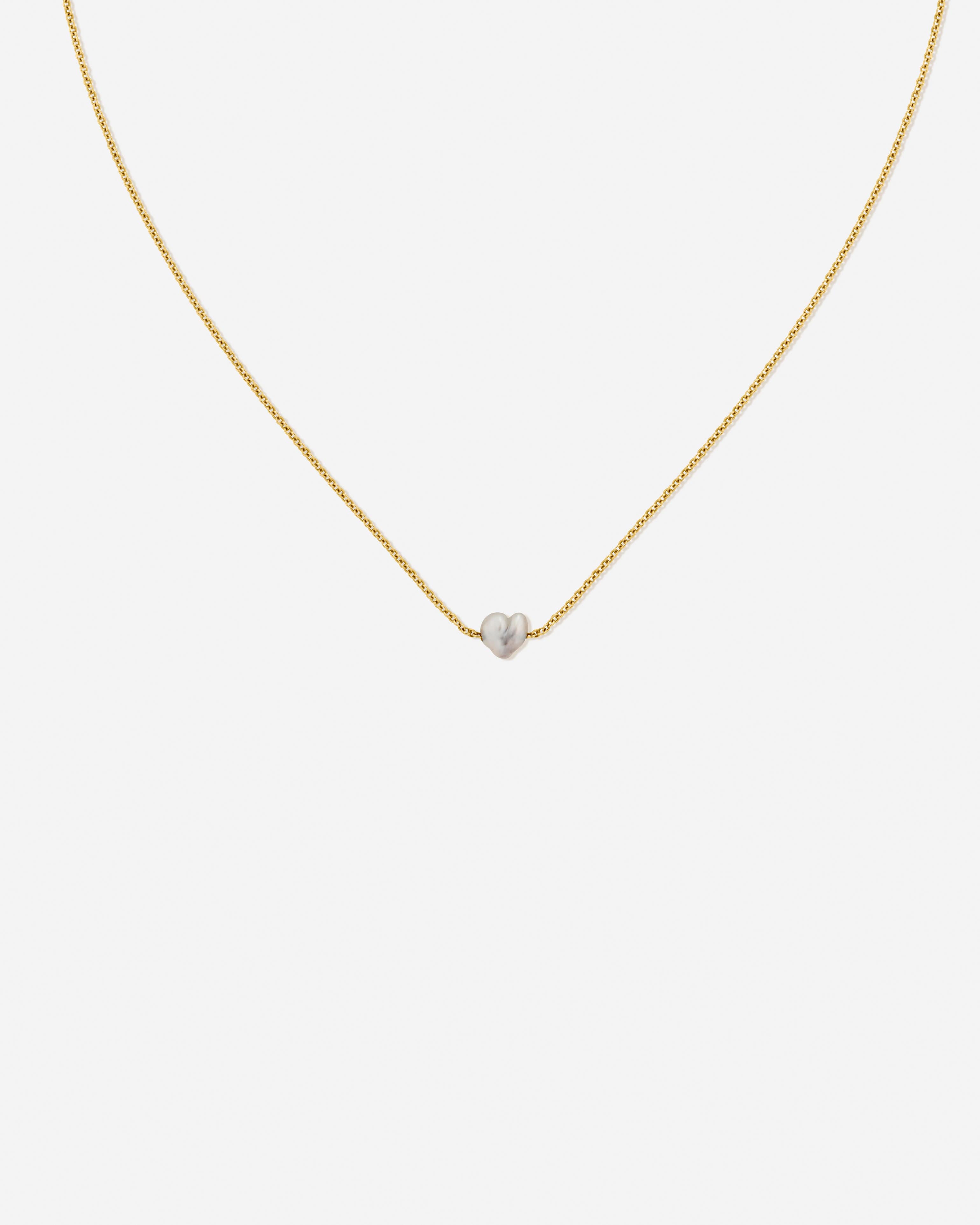 BRUNA The Label Necklace 14k Massivgold / Perlen Tahiti 14k Gold Necklace