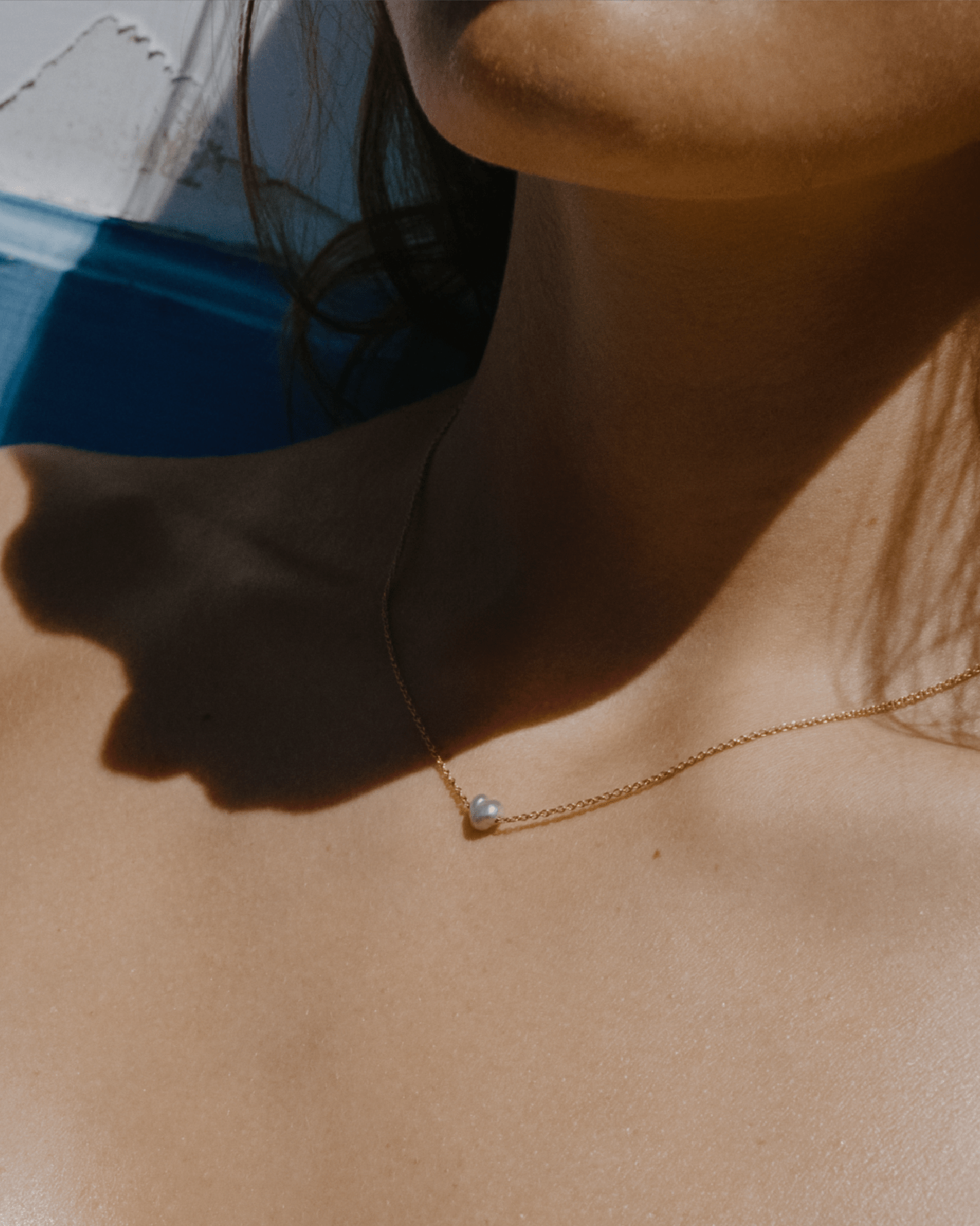 BRUNA The Label Necklace 14k Massivgold / Perlen Tahiti 14k Gold Necklace