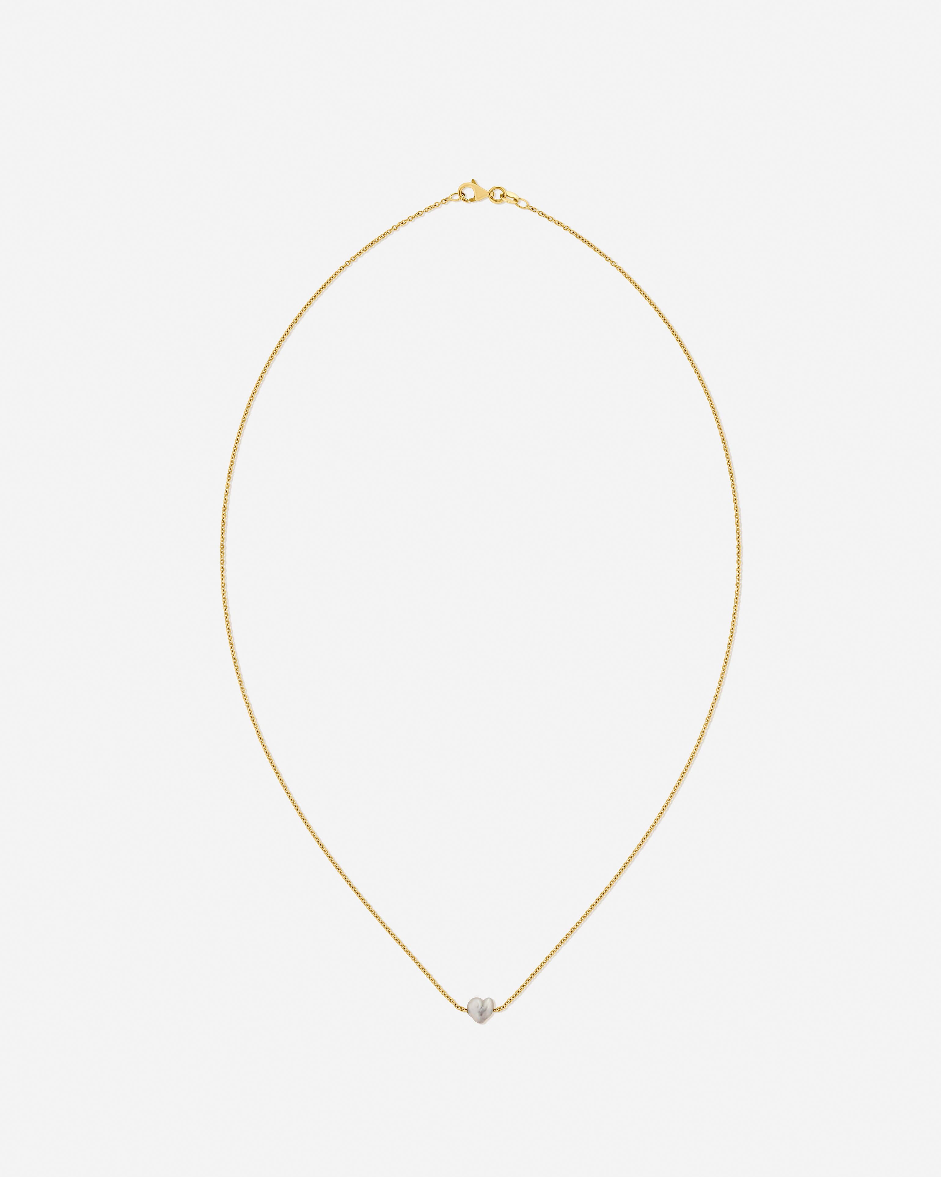 BRUNA The Label Necklace 14k Massivgold / Perlen Tahiti 14k Gold Necklace