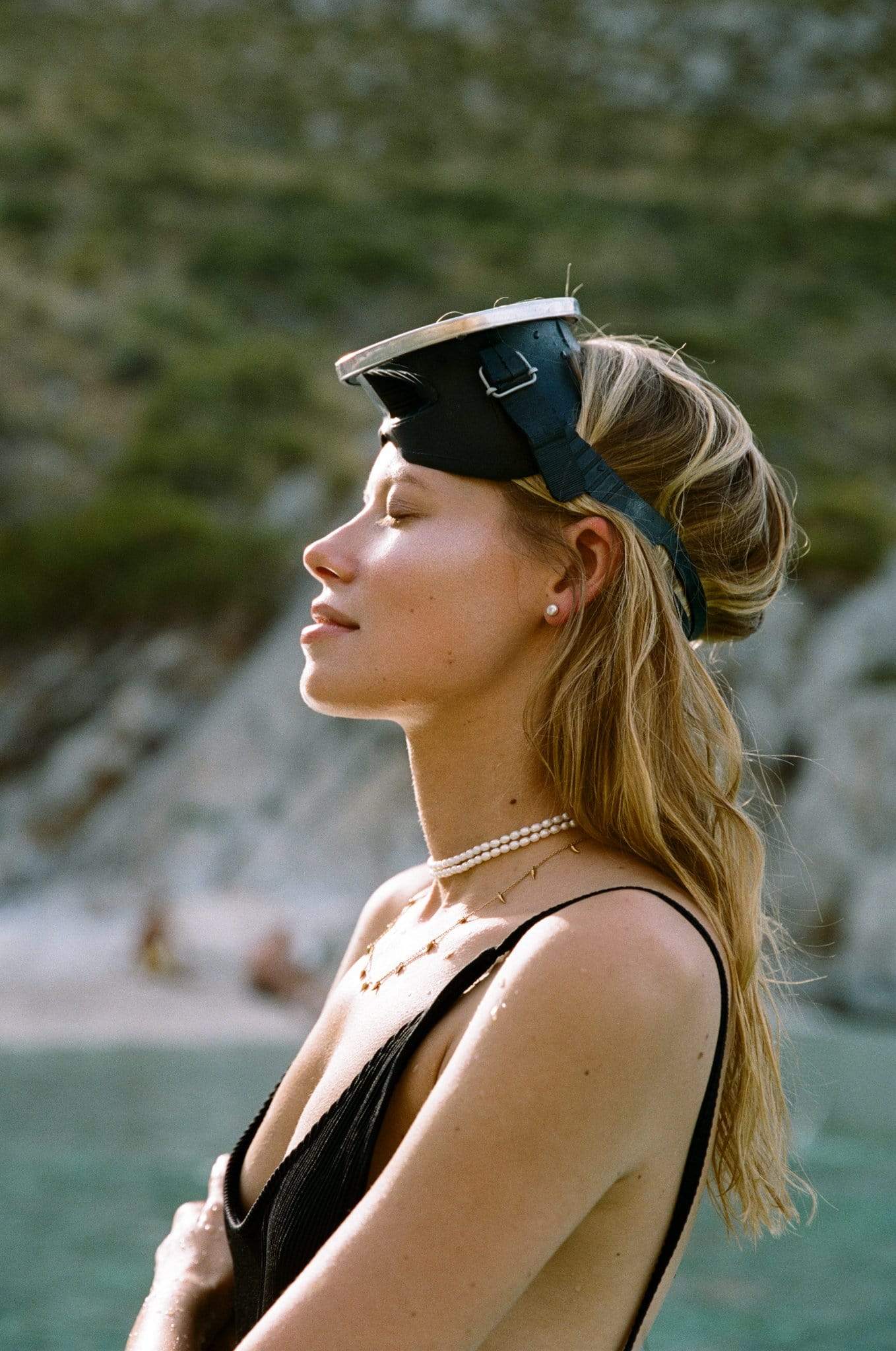 Bruna The Label Earrings 14k Massivgold / Perlen Tahiti 14k Gold Studs