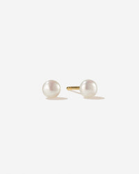 Bruna The Label Earrings 18k Gold Vermeil / Perlen Tahiti Studs