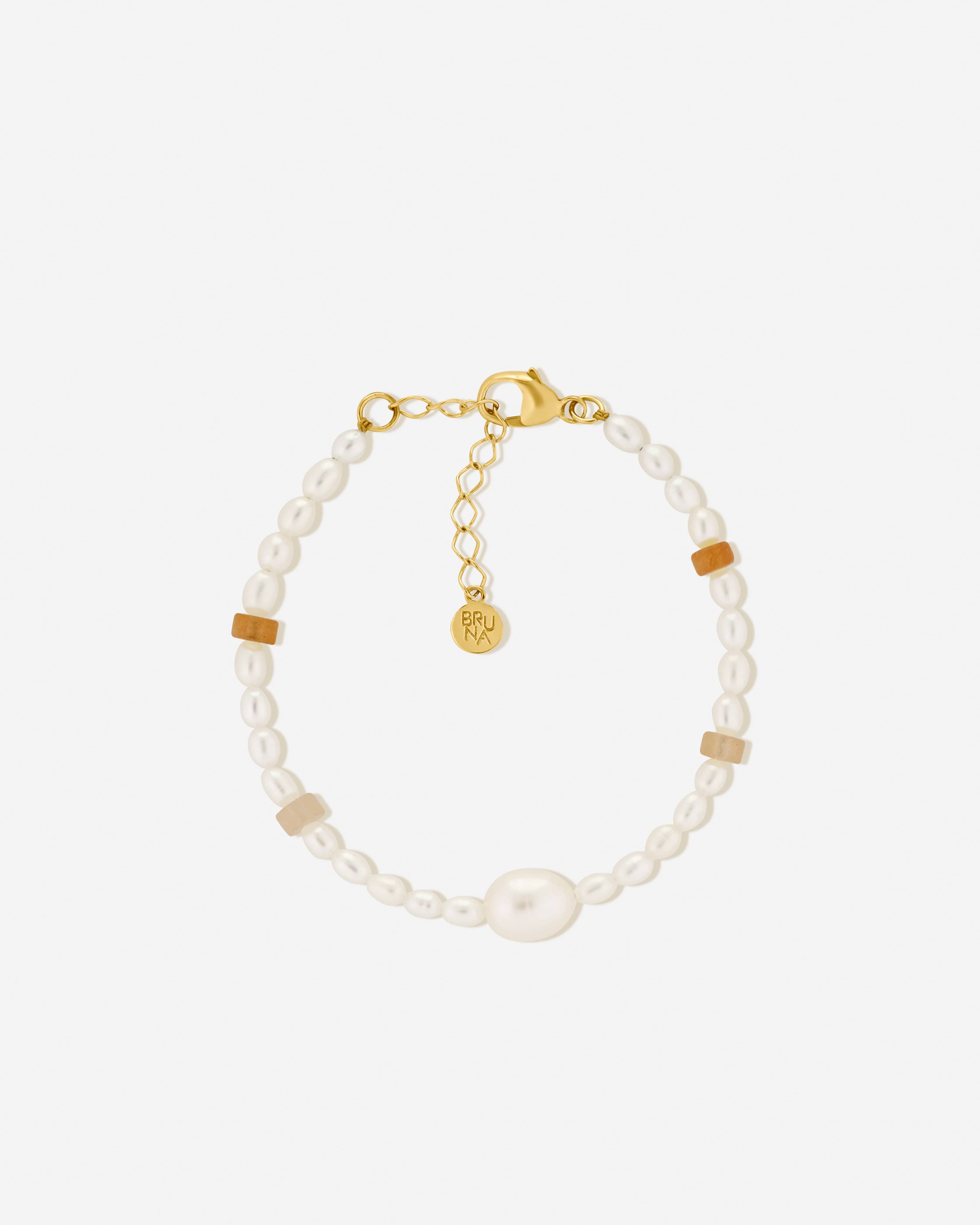 BRUNA The Label Bracelet 18k Gold Vermeil / Perlen Terra Bracelet