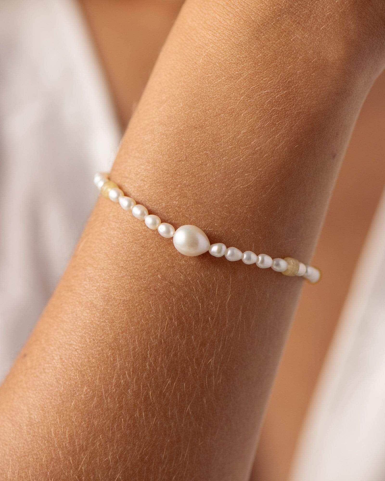 BRUNA The Label Bracelet 18k Gold Vermeil / Perlen Terra Bracelet