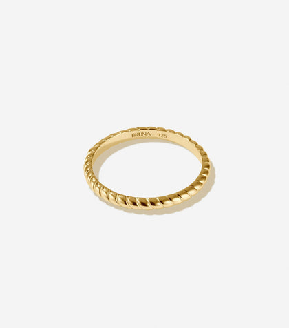 BRUNA The Label Ring 18k Gold Vermeil / 50 / No Gems Tuscany Ring