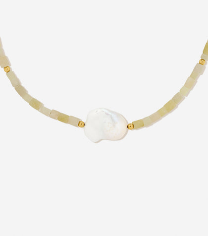 BRUNA The Label Necklace 18k Gold Vermeil / Perlen Valencia Necklace