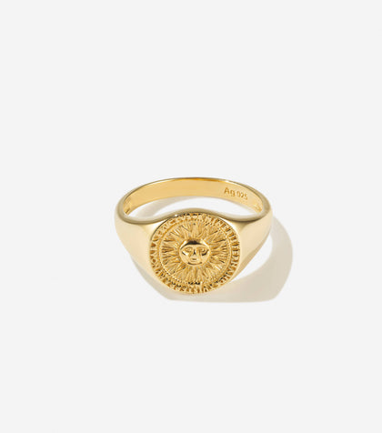 BRUNA The Label Ring 18k Gold Vermeil / 50 / No Gems Venice Ring