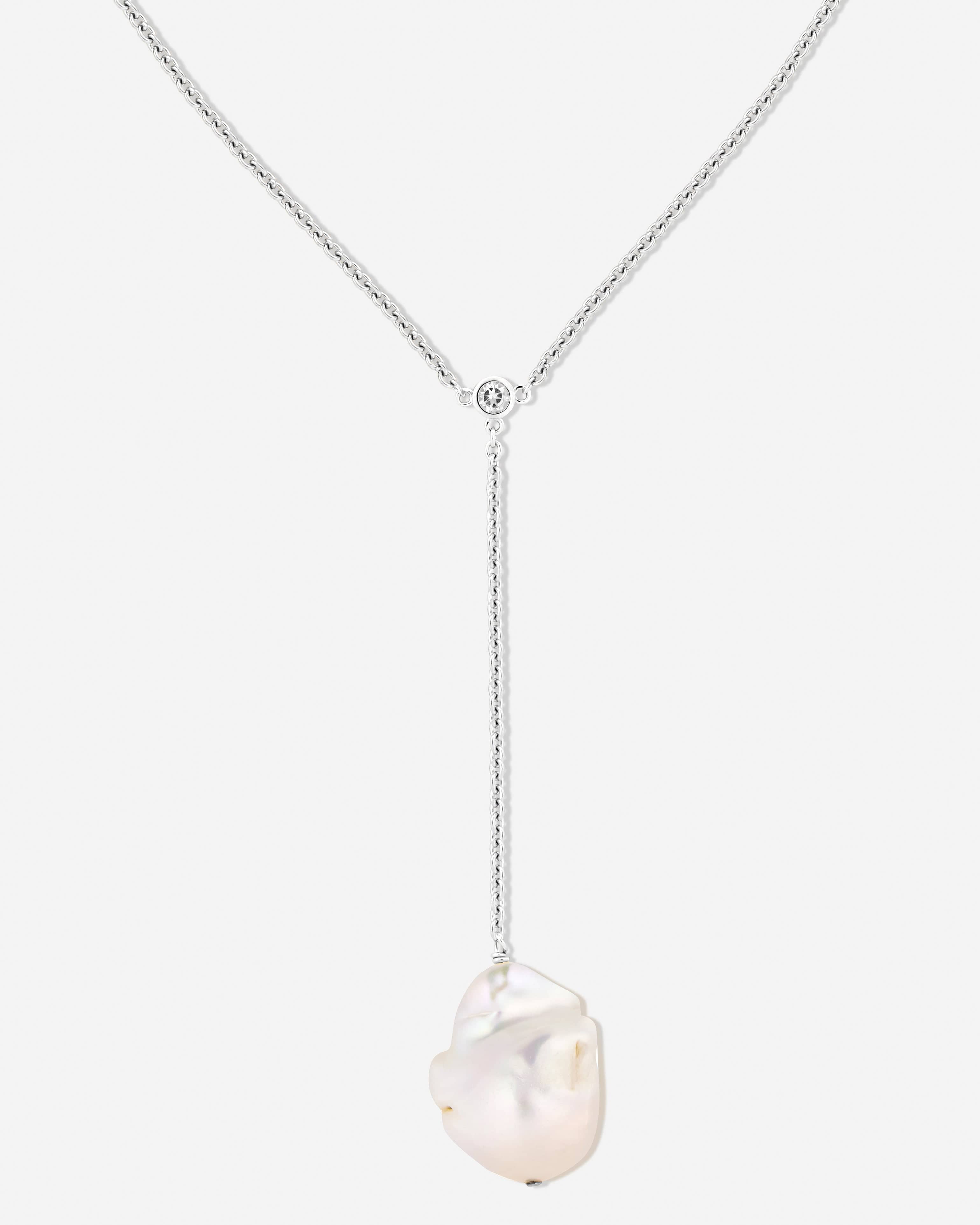 BRUNA The Label Necklace 925 Sterling Silber / Perlen Versailles Necklace