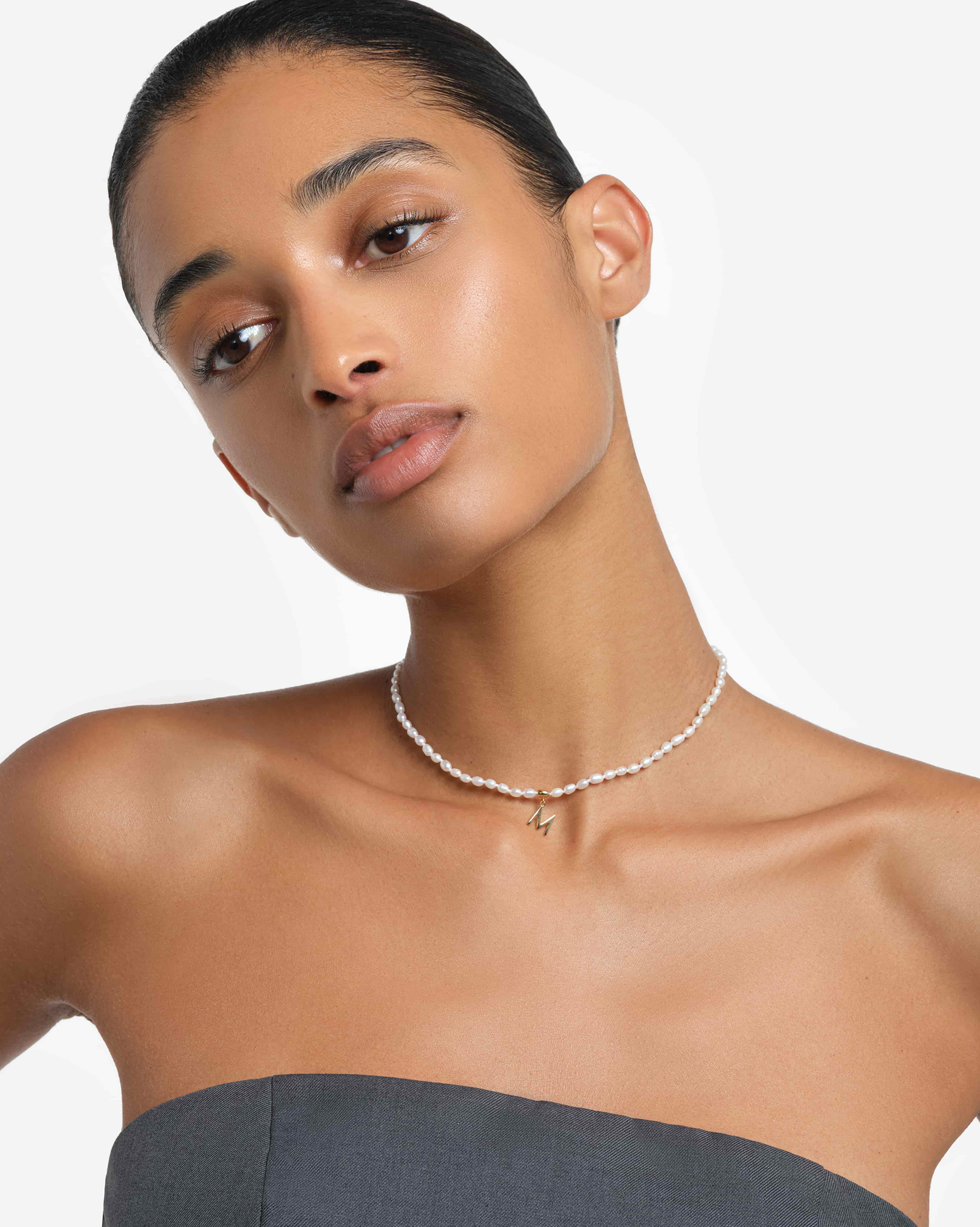 Antibes Letter Choker