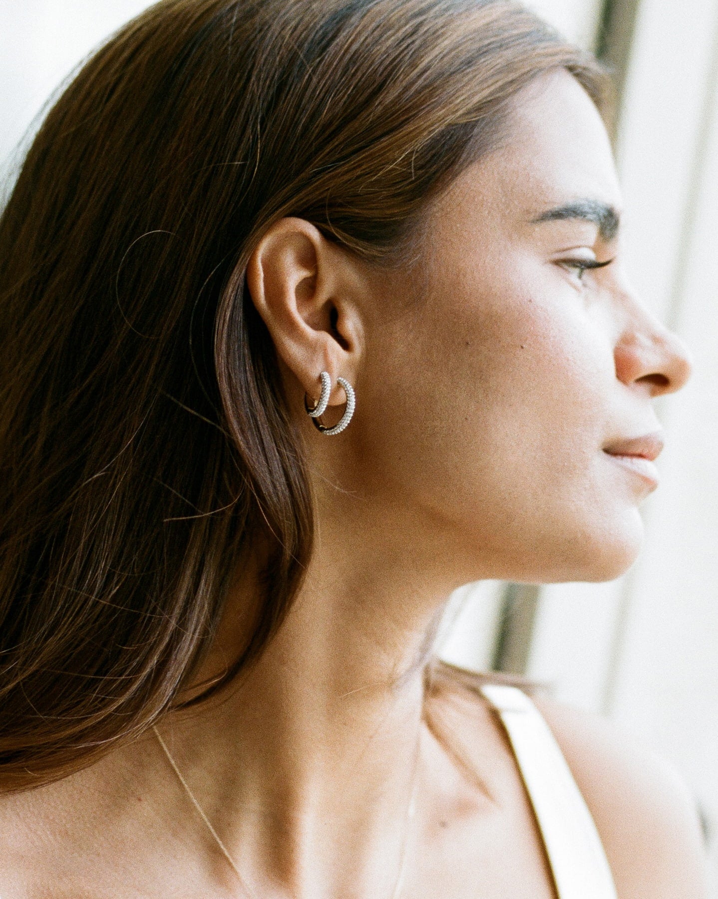 Aura Large Hoops