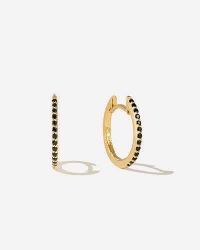 Lumière Onyx Small Hoops
