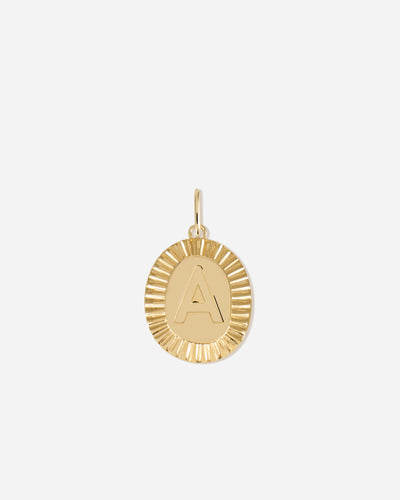 Coin Letter Charm