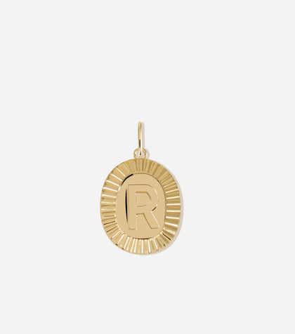 Coin Letter Charm