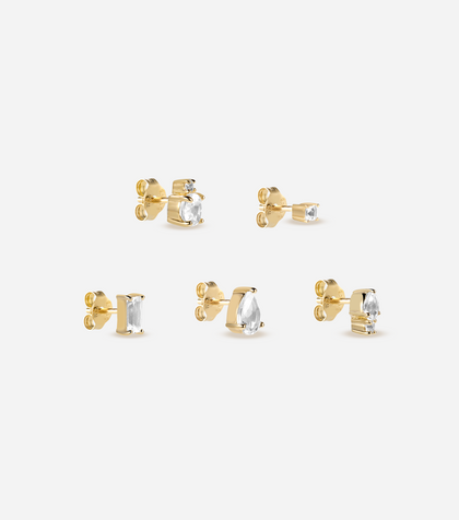 Mesola Topaz Earrings Set