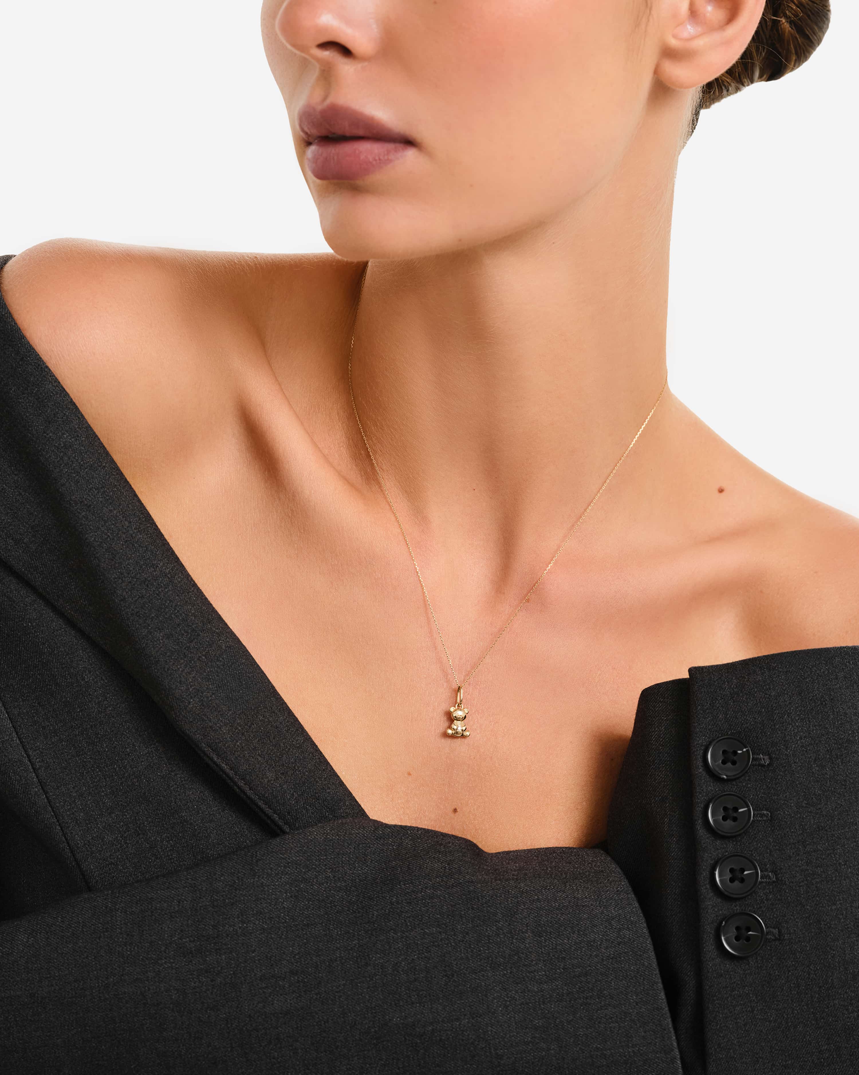 Bear Lab-Grown Diamond Charm