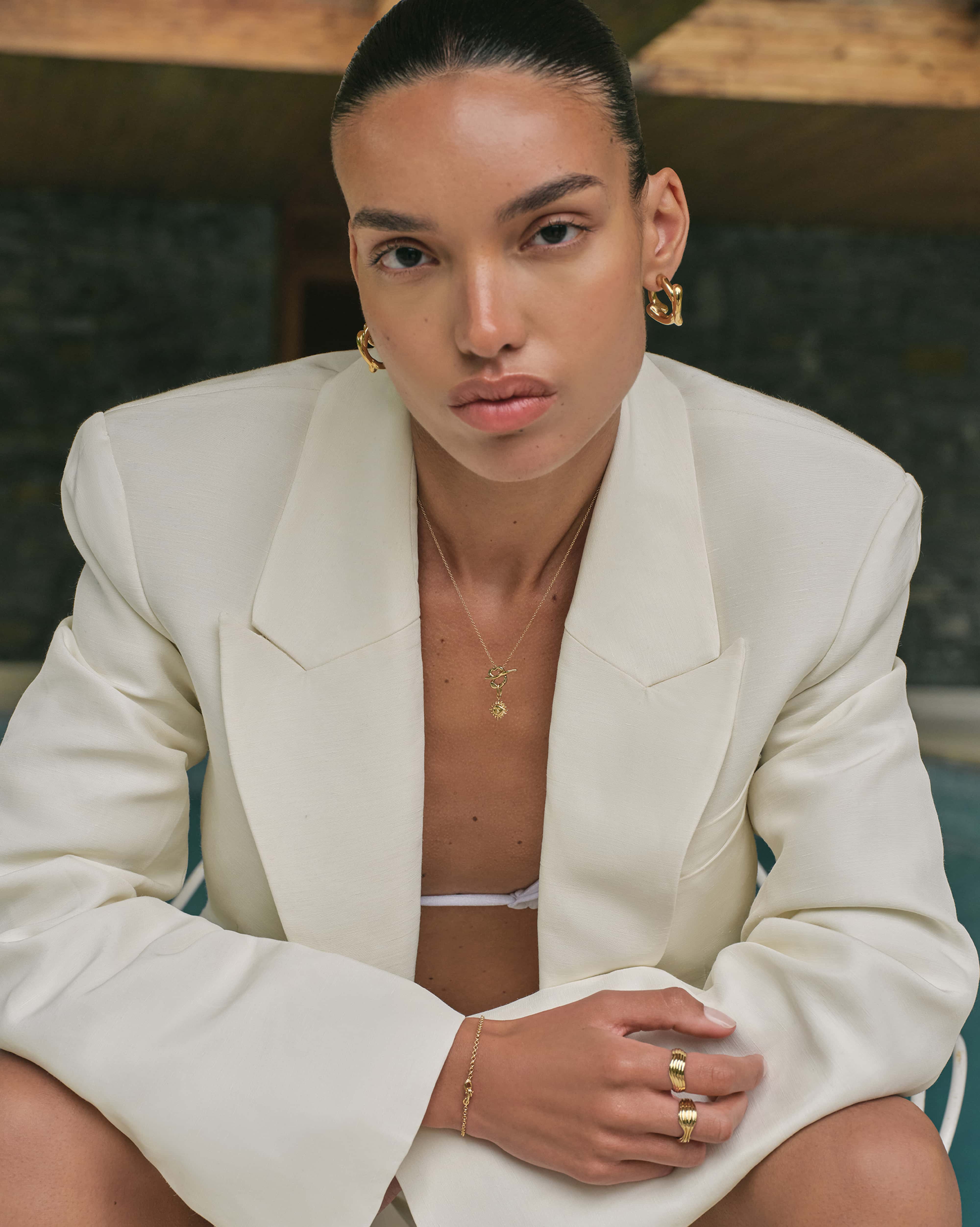 Cantal Large Hoops