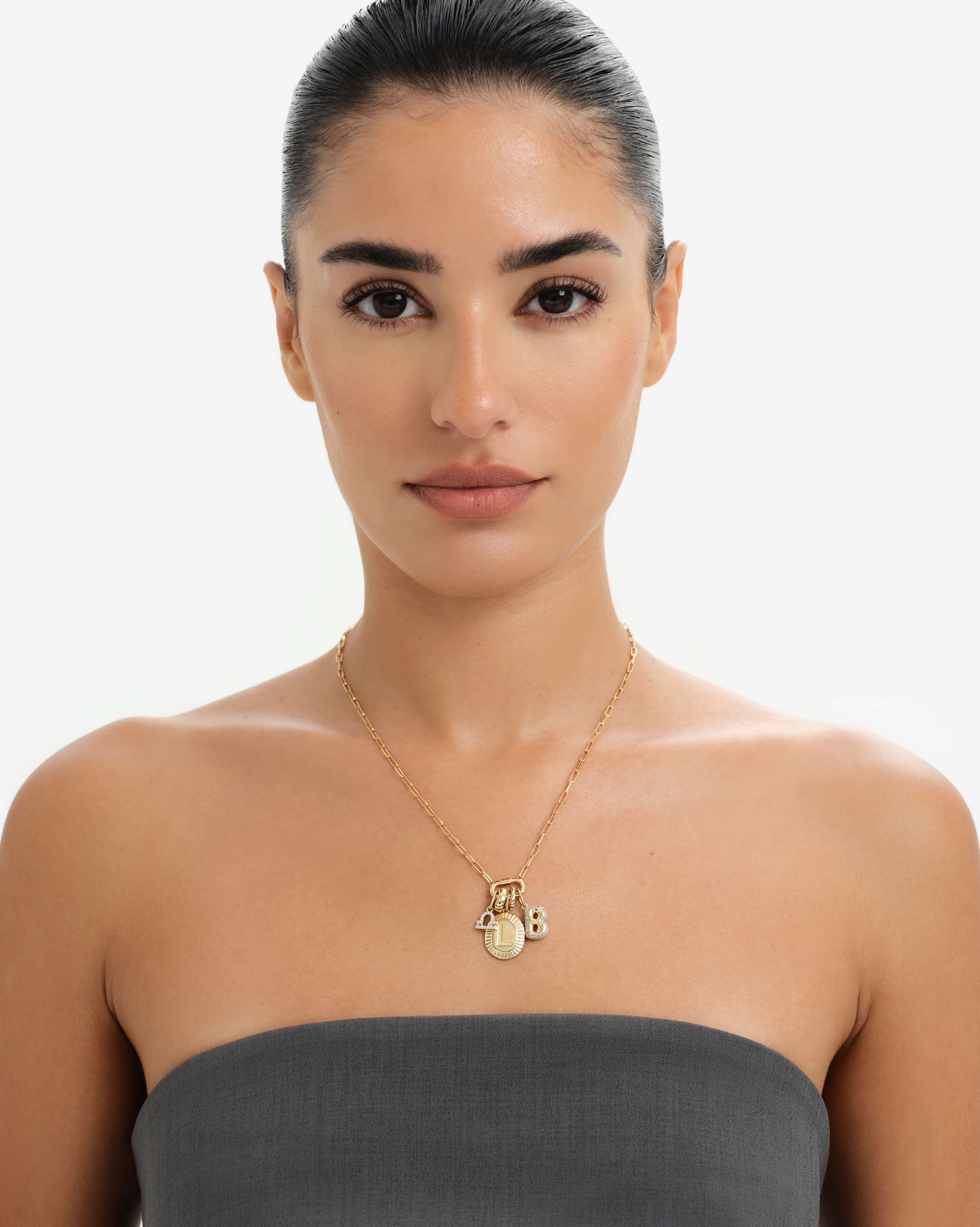 Elea Charm Clasp Necklace