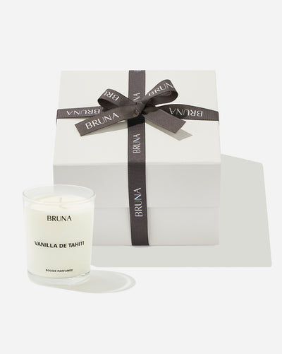 Emballage cadeau + bougie parfumée Vanille De Tahiti