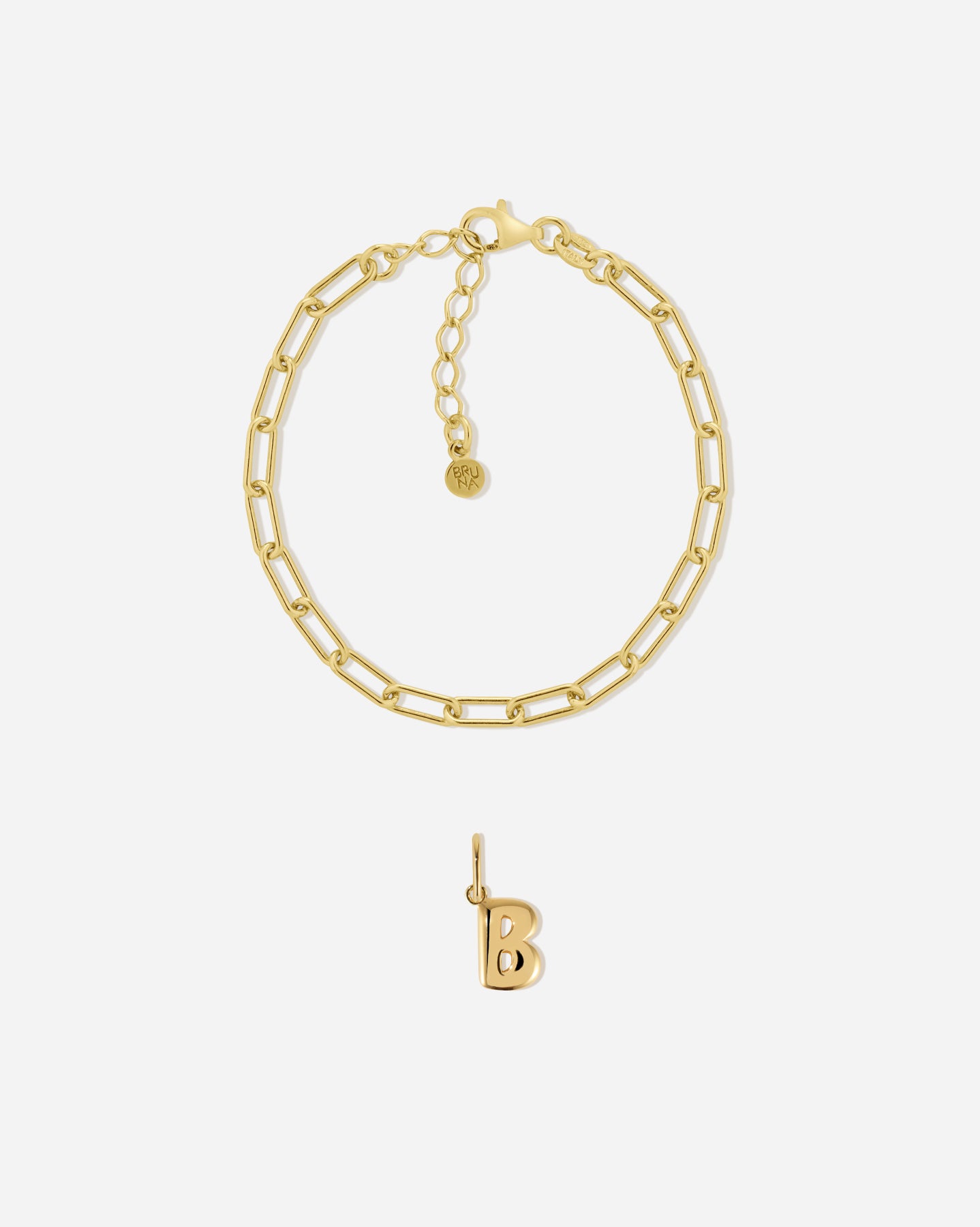 B / 18k Gold Vermeil