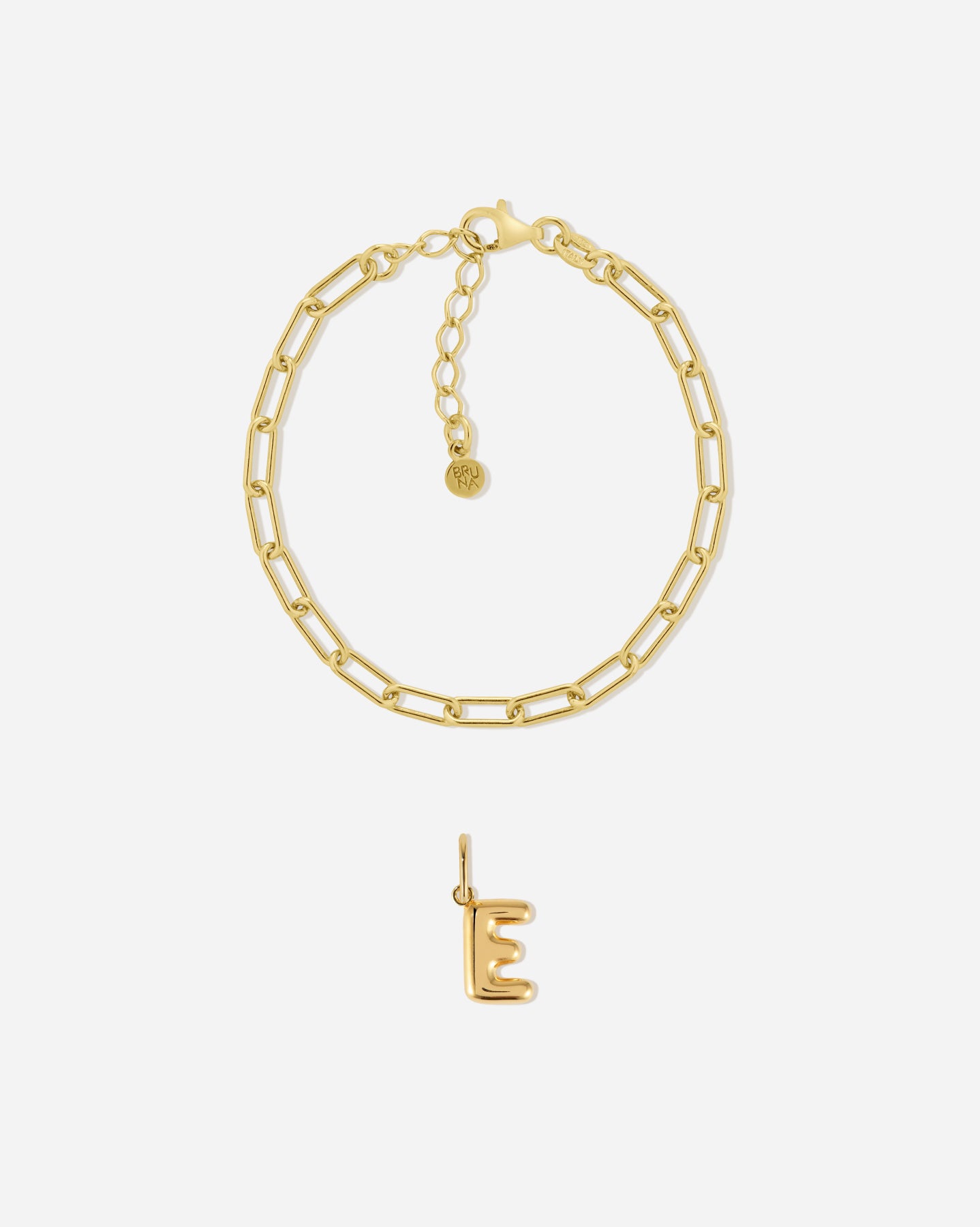 E / 18k Gold Vermeil