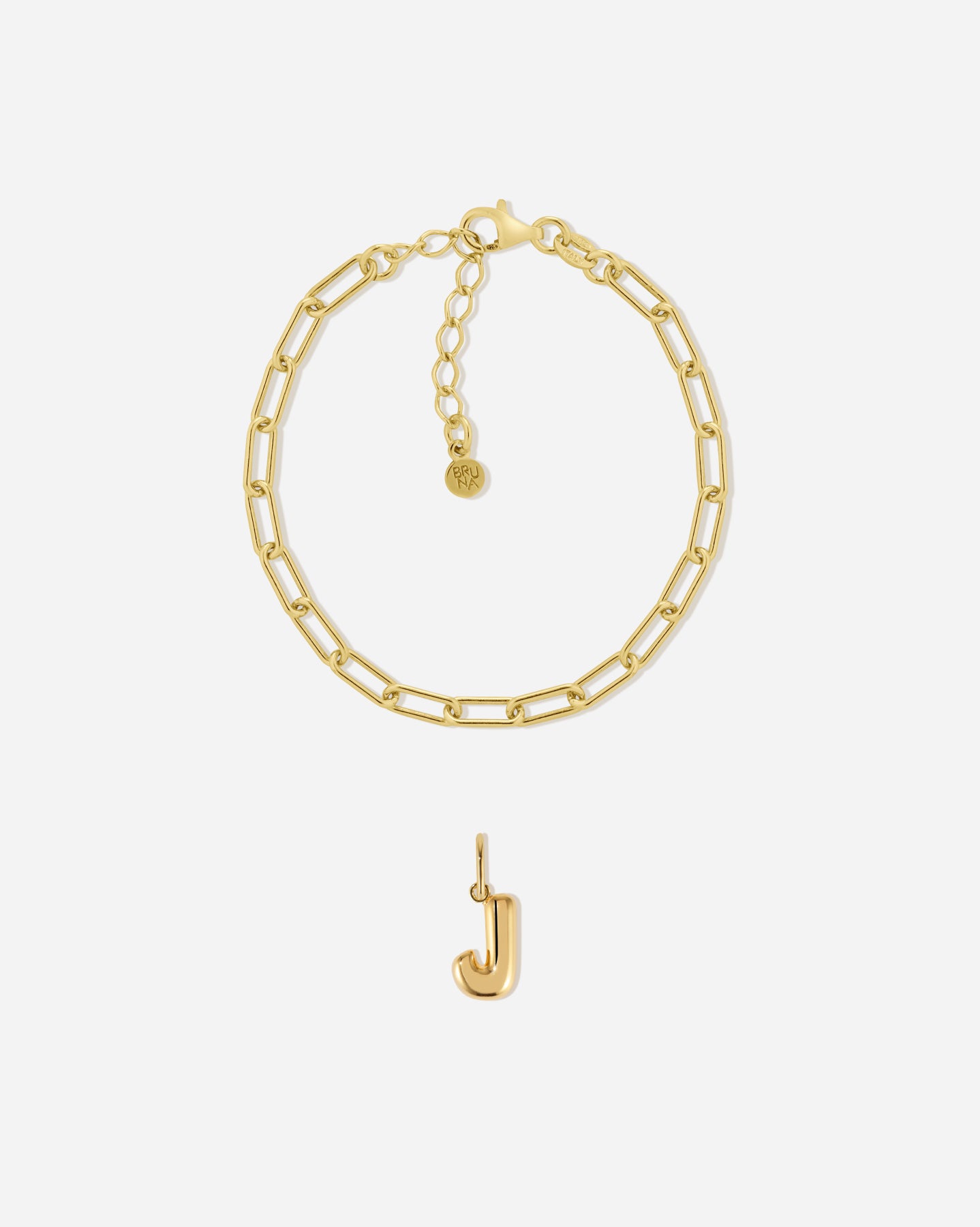 J / 18k Gold Vermeil