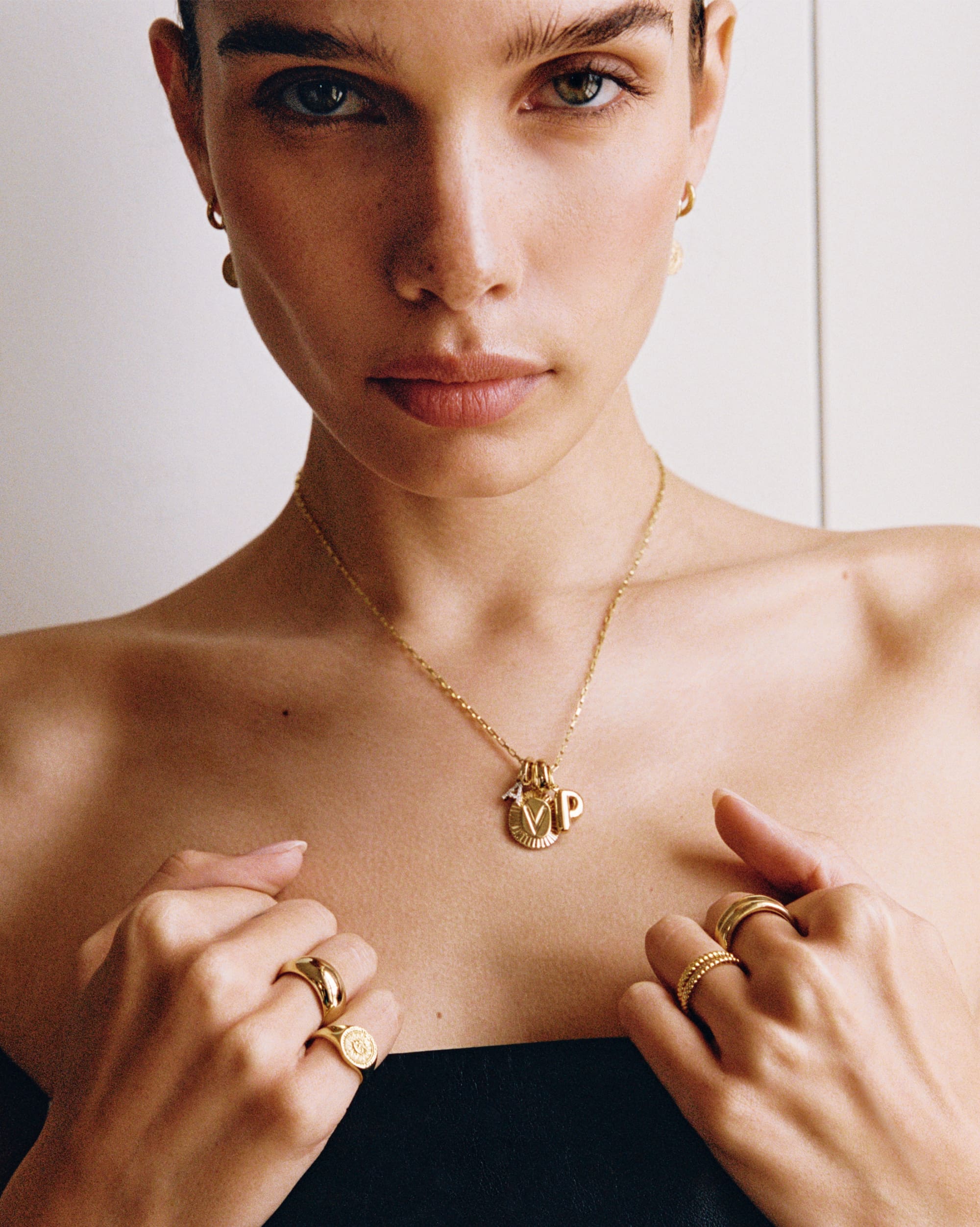 Lab-Grown Diamond Letter Charm