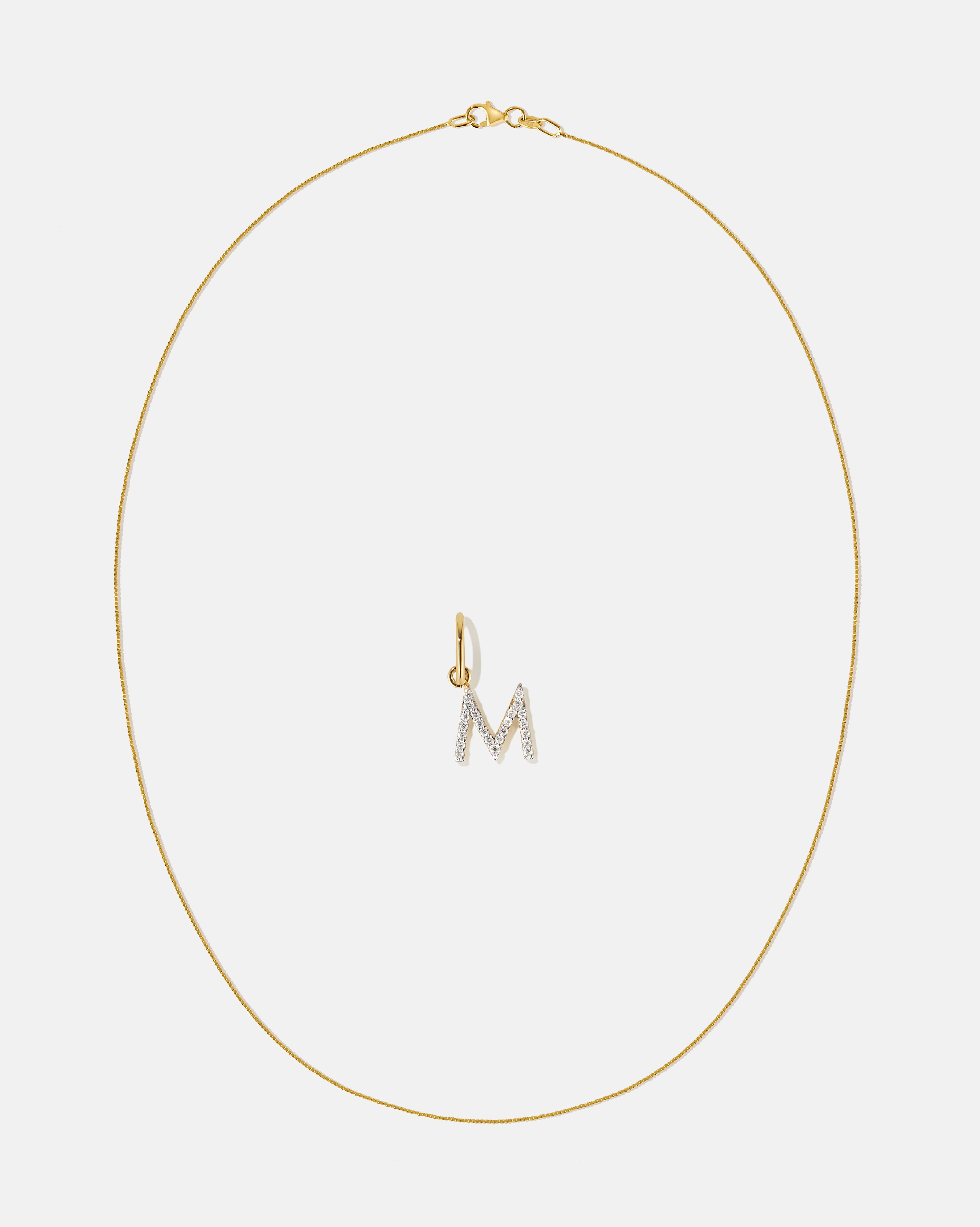 M / 14k Massivgold / Laborgezüchtete Diamanten