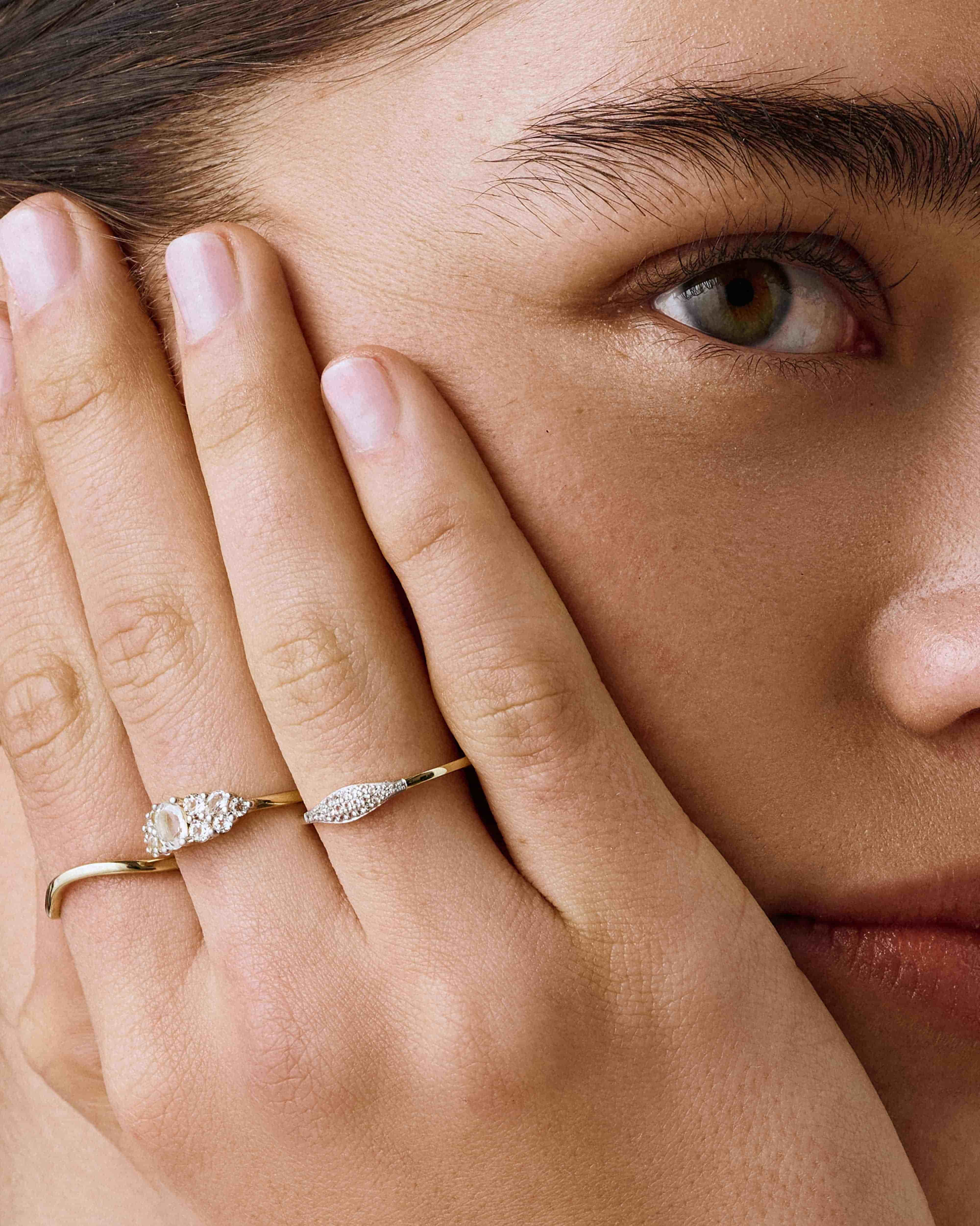 Occhio 14k Gold Ring
