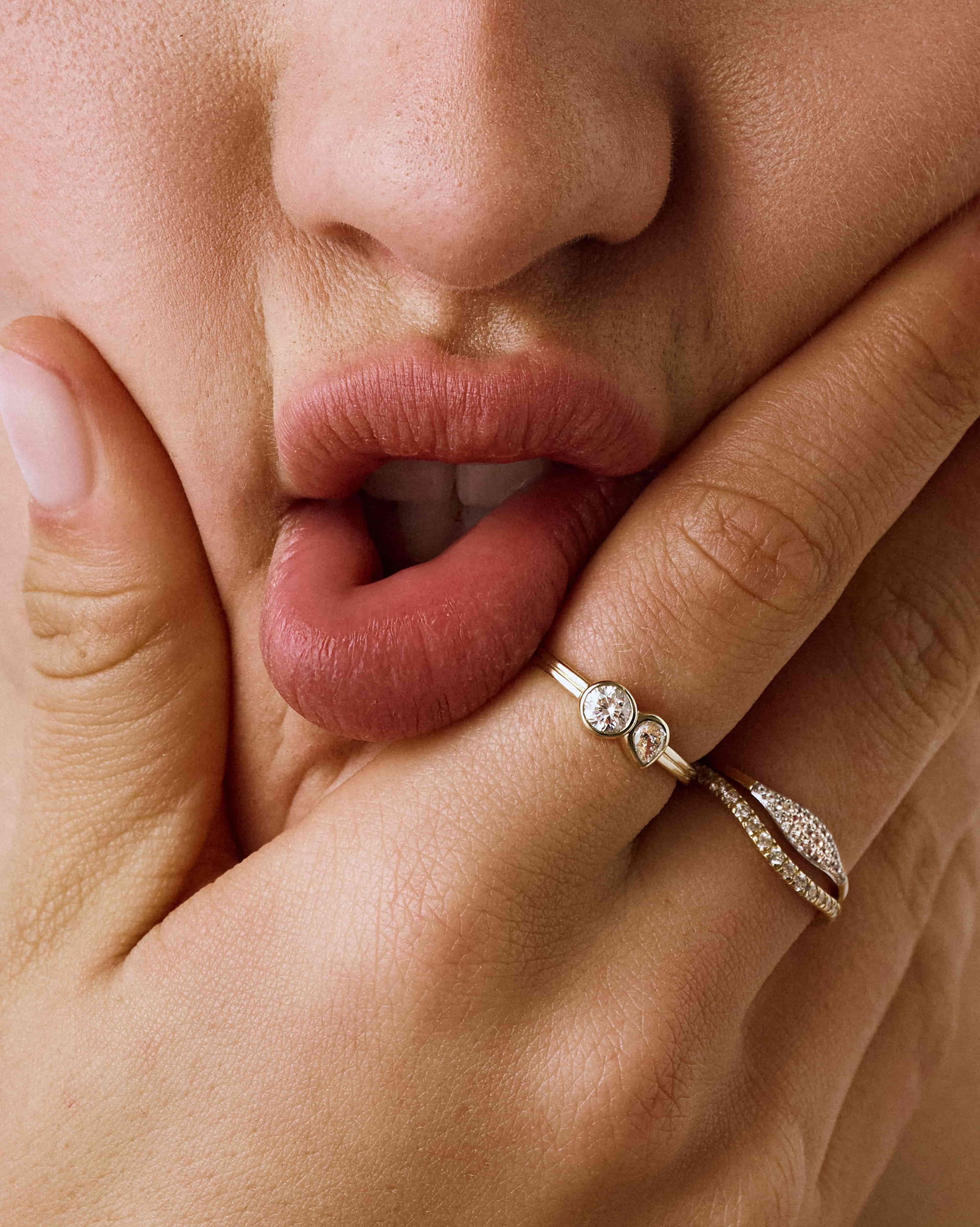 Occhio 14k Gold Ring