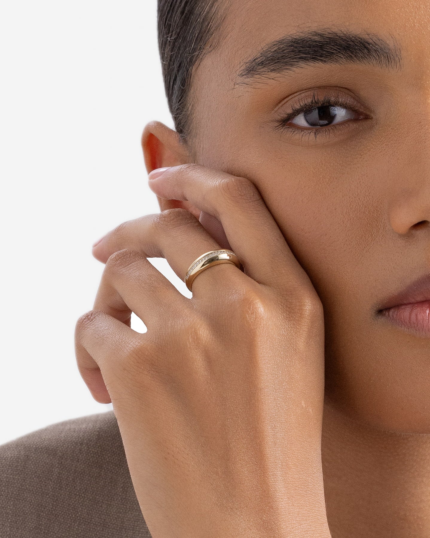 Peony Topaz Ring