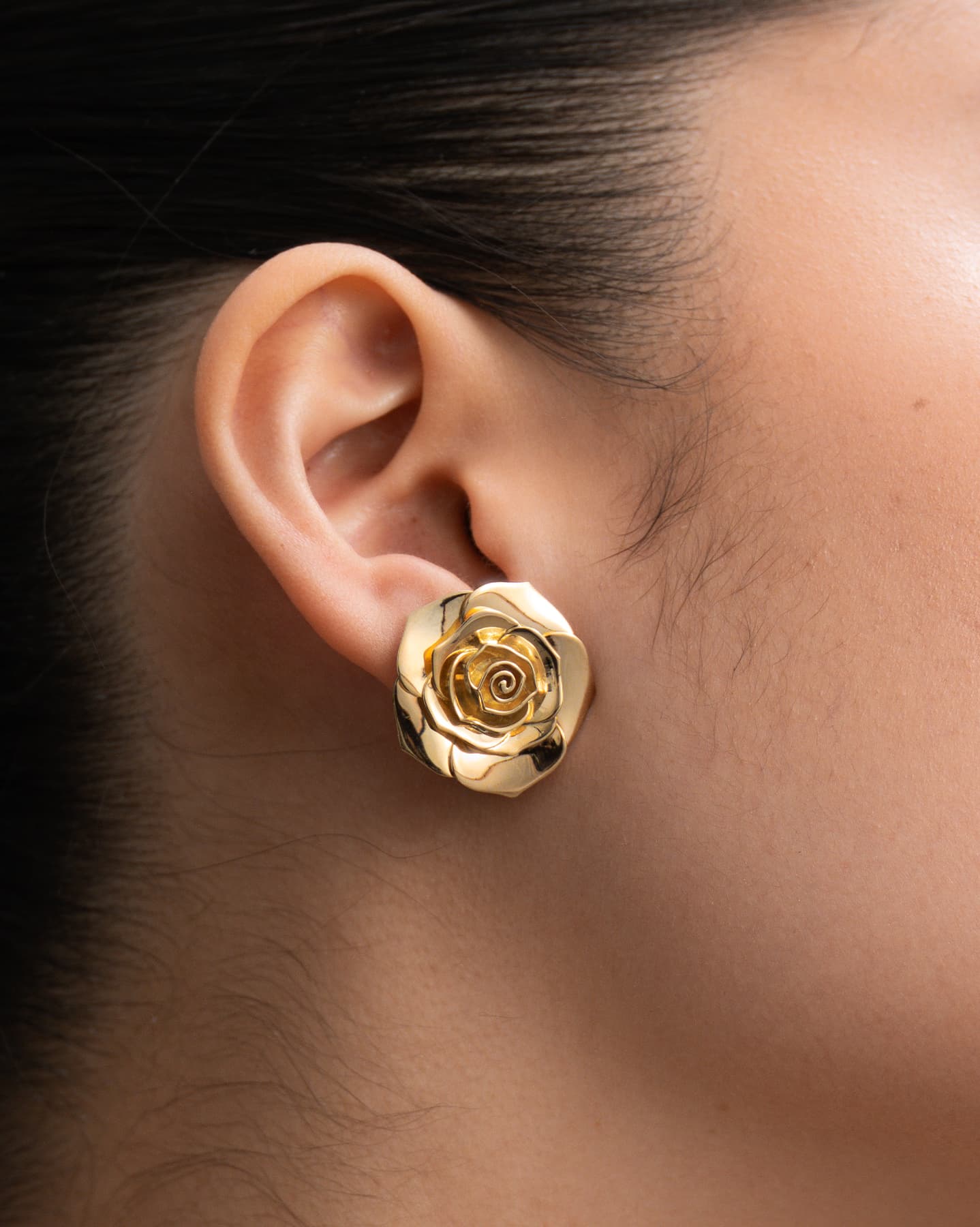 Rose Large Earrings