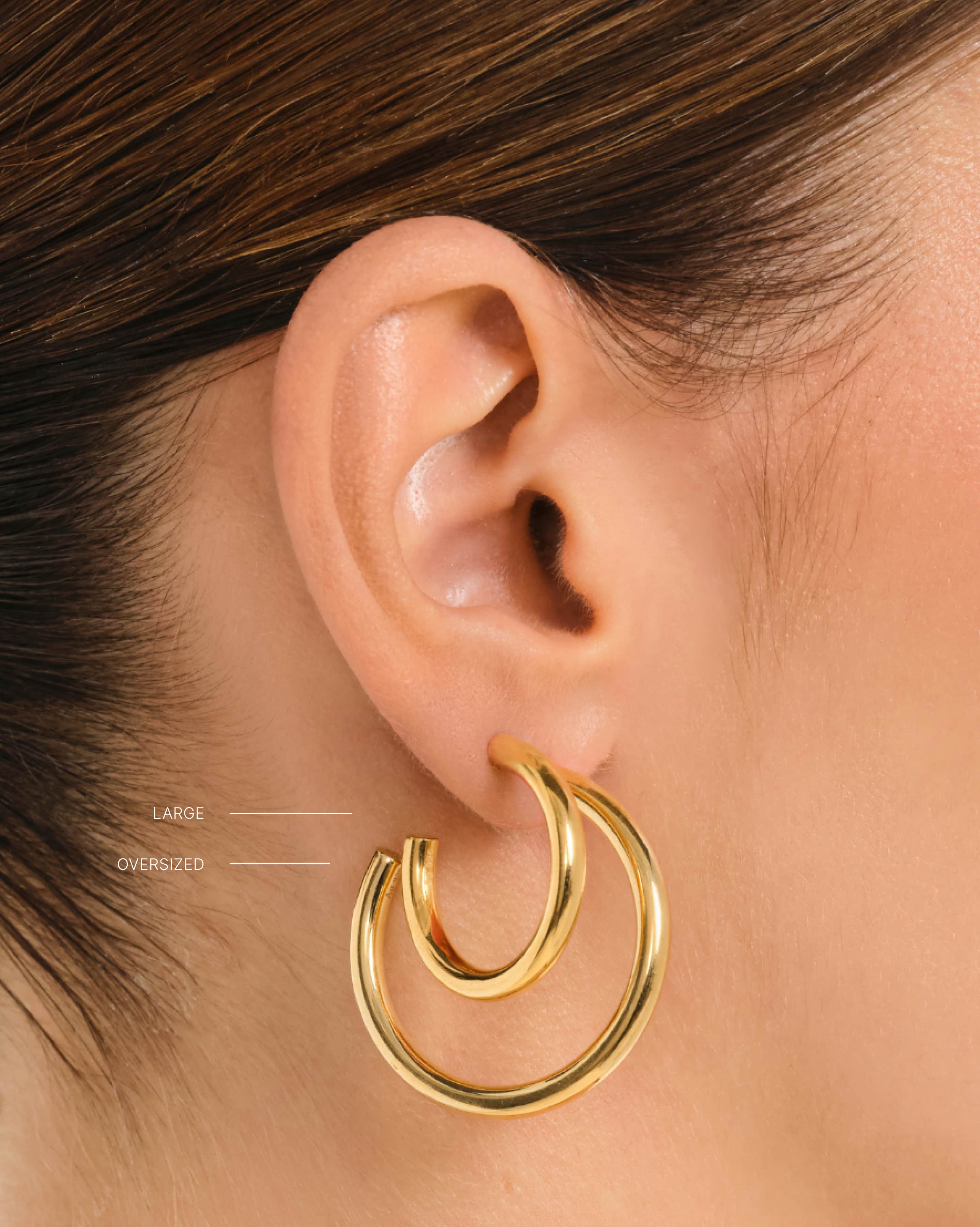 Saint-Tropez Oversized Hoops