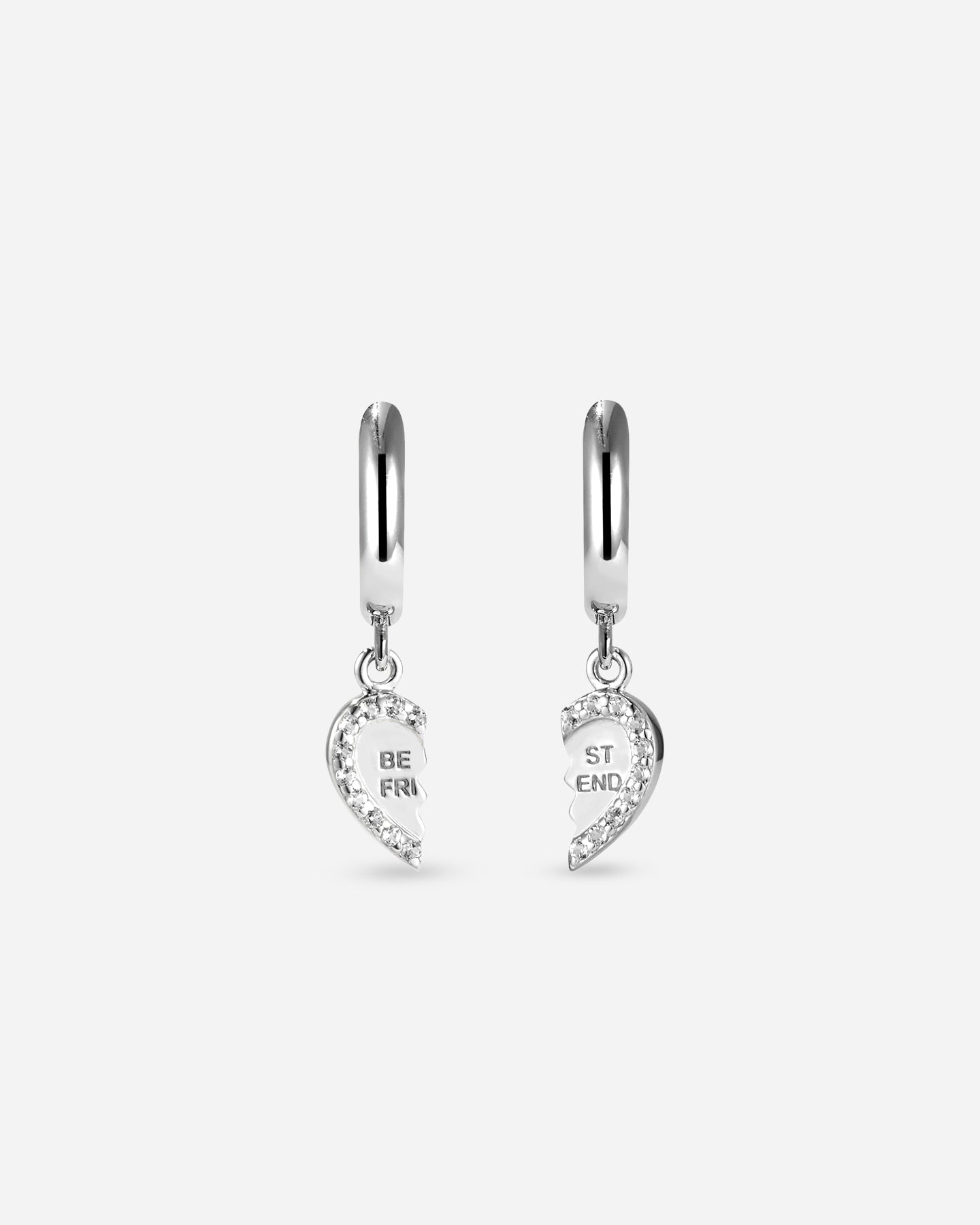 BRUNA The Label Earrings 925 Sterling Silber / Topaz Amitié Mini Hoops