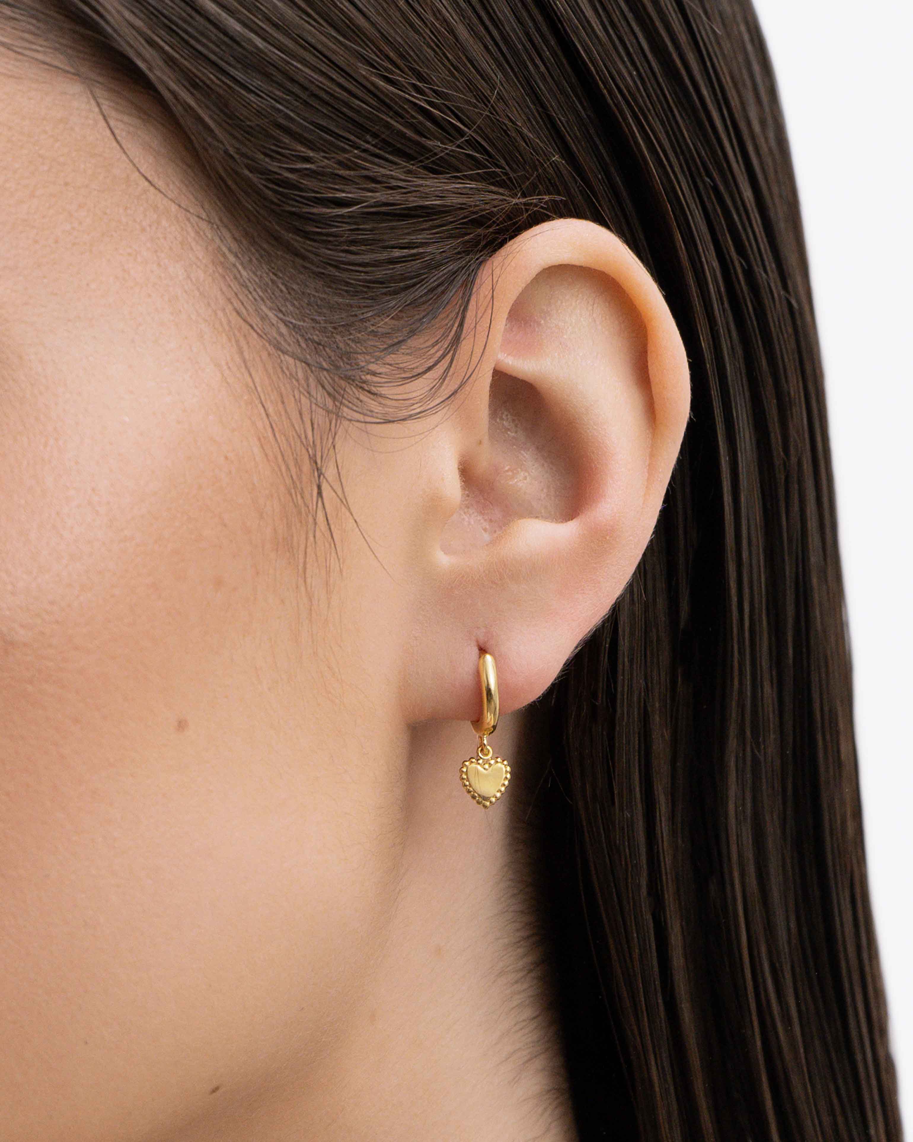 Bruna The Label Earrings Amore Mini Hoops