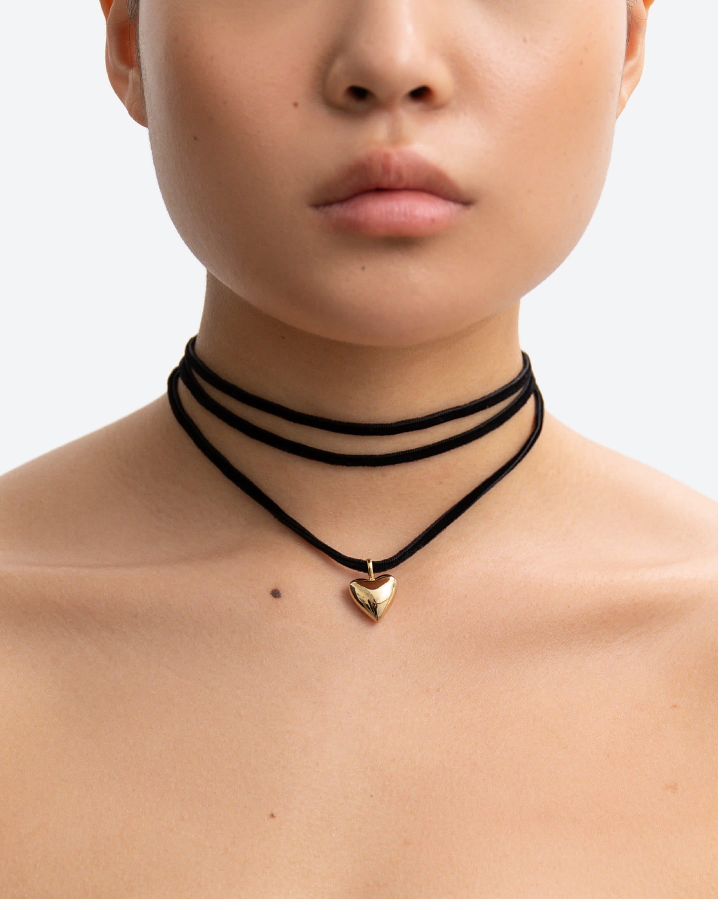 BRUNA The Label Necklace Amore Velvet Cord Necklace