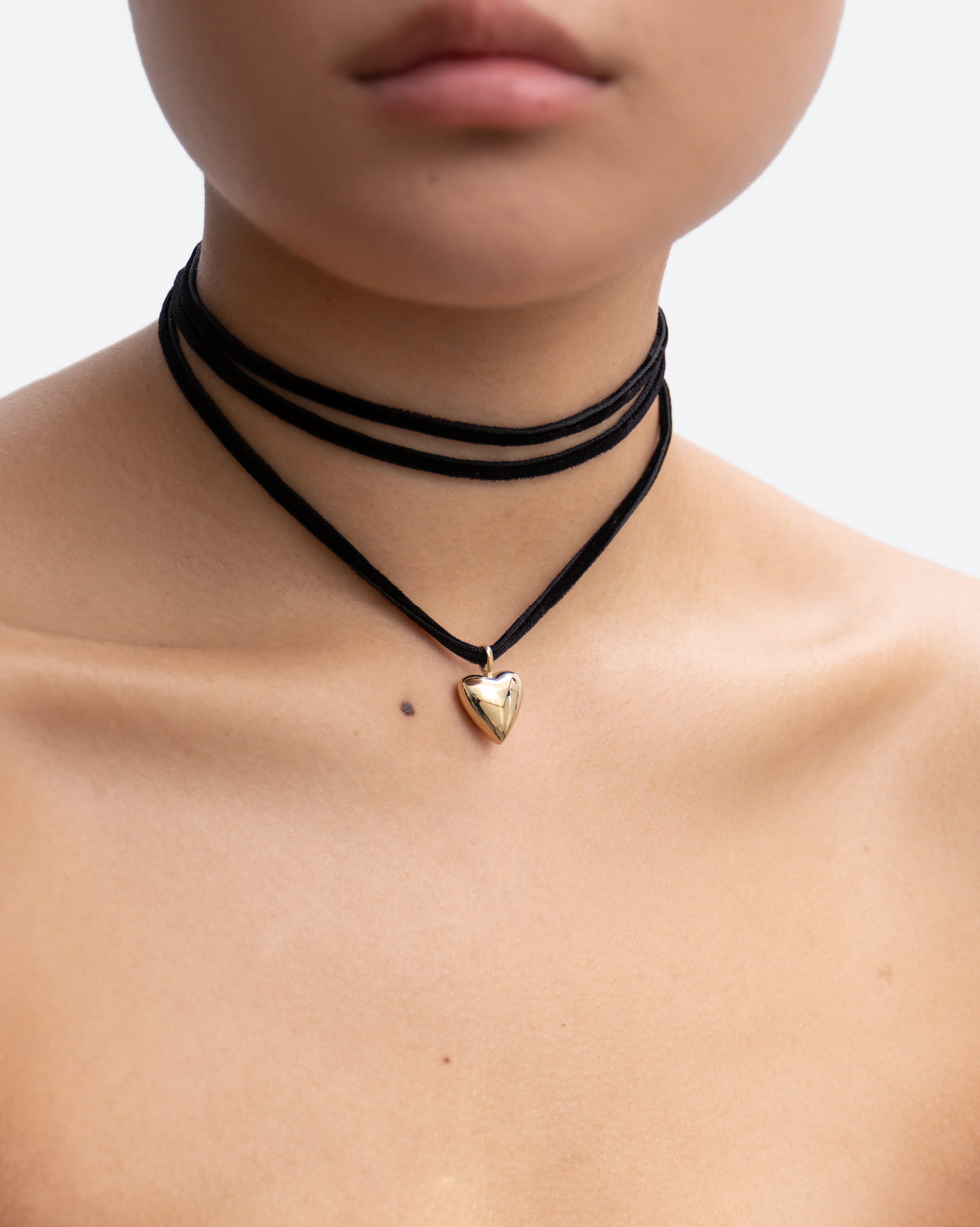 BRUNA The Label Necklace Amore Velvet Cord Necklace