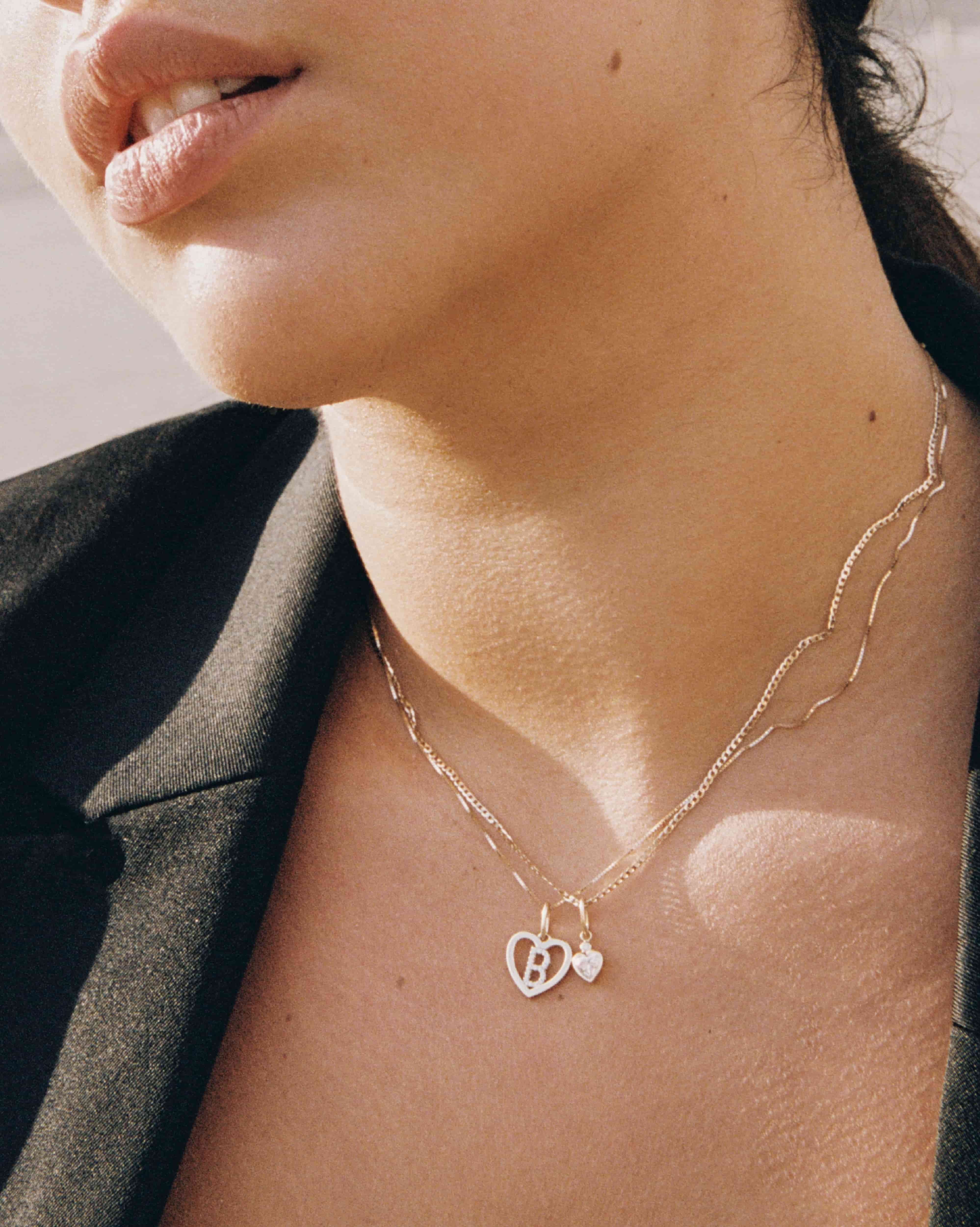 BRUNA The Label Sets Amour Letter Pendant Set