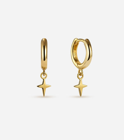 BRUNA The Label Earrings 18k Gold Vermeil Aurore Mini Hoops