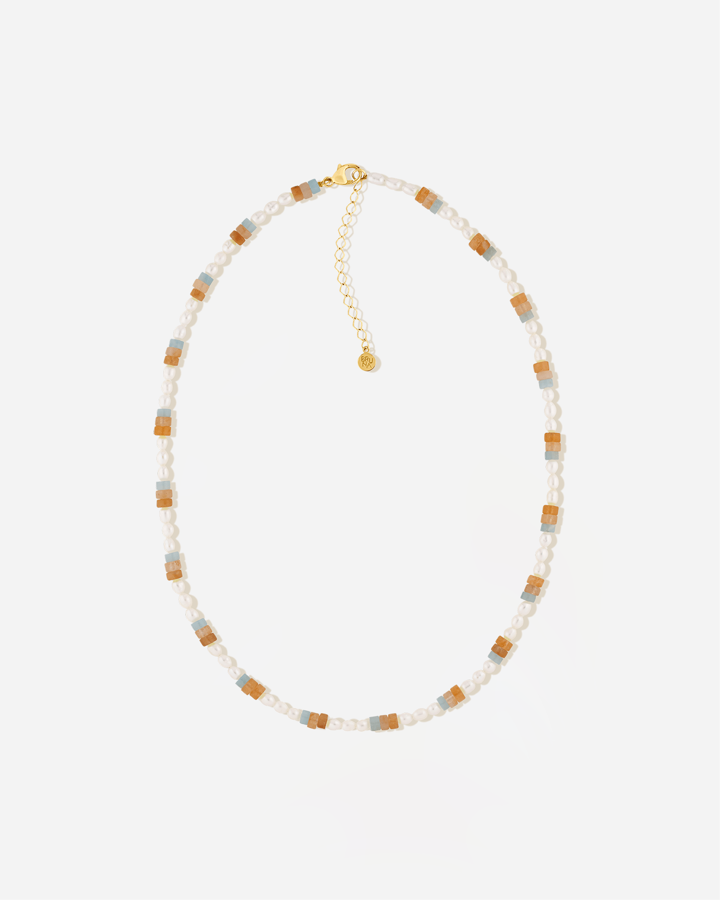 Bruna The Label Necklace 18k Gold Vermeil / Perlen Azur Necklace